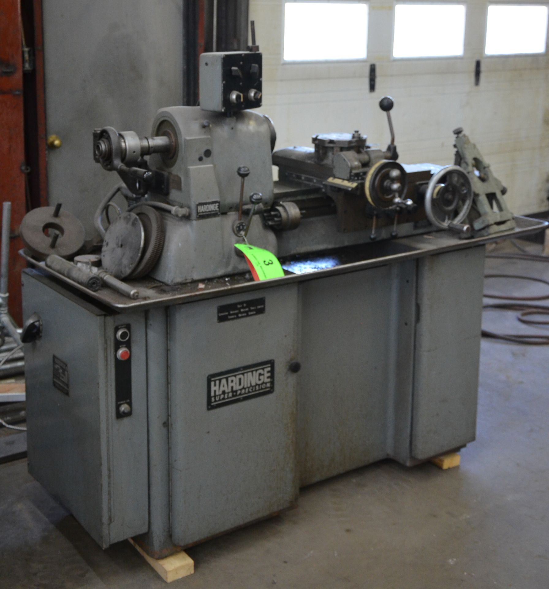 HARDINGE HC AUTOMATIC TURRET LATHE WITH STEADY RESTS, S/N: CH-4240-F (CI) [RIGGING FEES FOR LOT# 3 - - Image 2 of 7