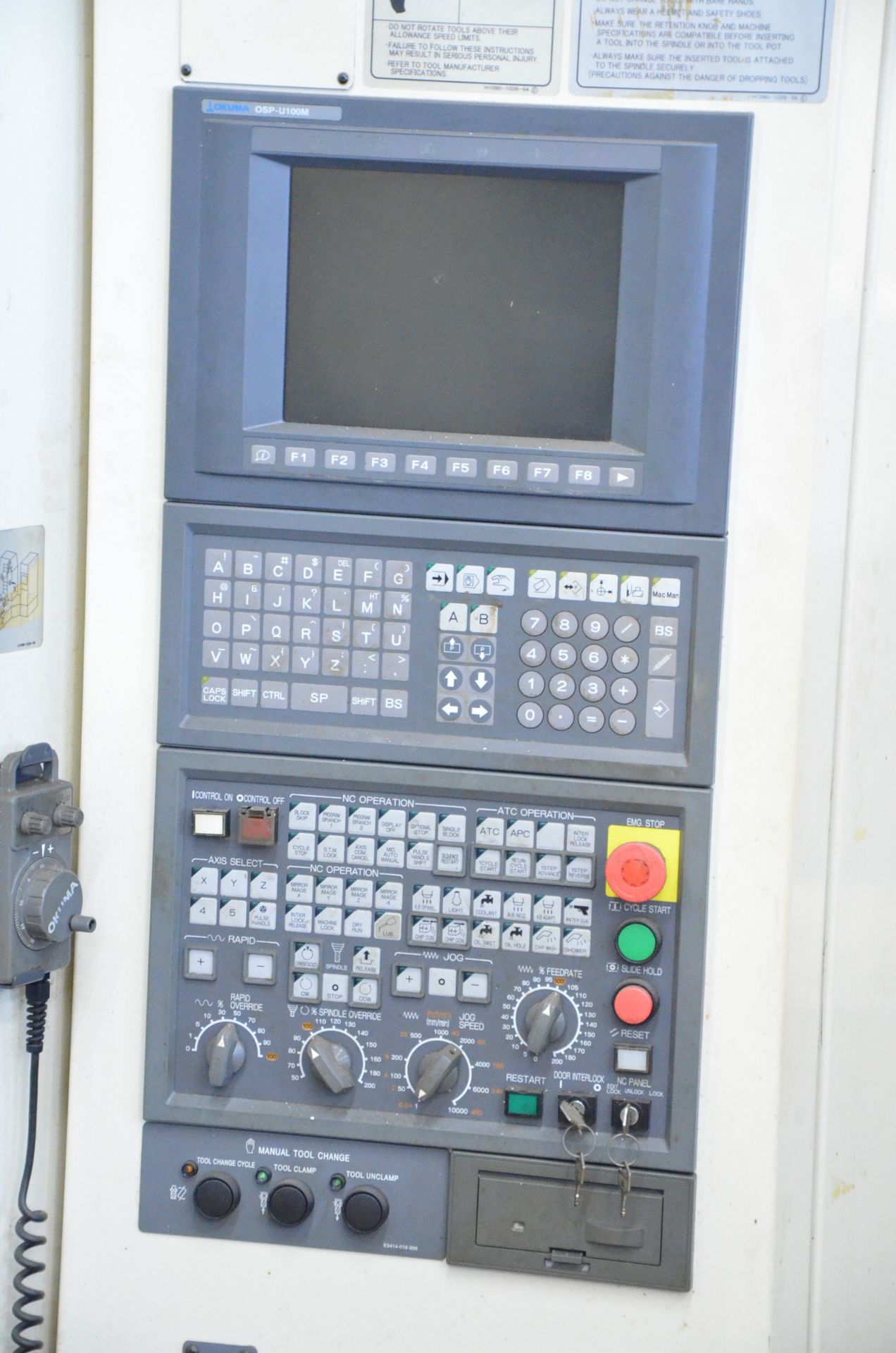 OKUMA MA-40HA CNC TWIN PALLET HORIZONTAL MACHINING CENTER WITH OKUMA OSP U-100M CNC CONTROL, 15. - Image 2 of 10