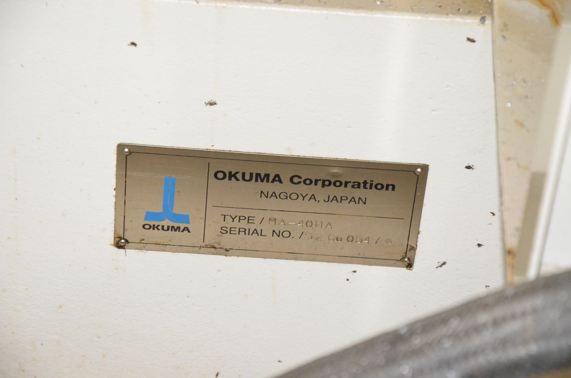 OKUMA MA-40HA CNC TWIN PALLET HORIZONTAL MACHINING CENTER WITH OKUMA OSP U-100M CNC CONTROL, 15. - Image 7 of 12