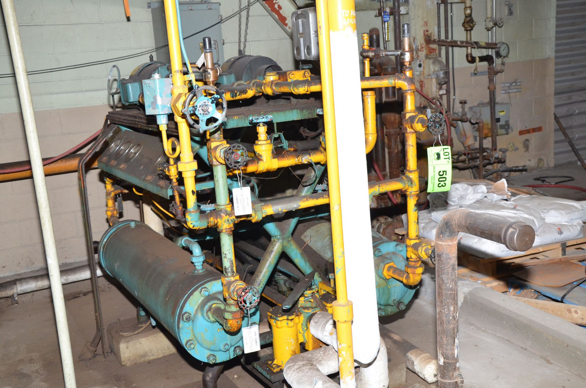 IGNITION OIL PRE-HEATER SKID WITH PUMPS AND HEAT EXCHANGERS [RIGGING FEE FOR LOT #503 - $650 USD