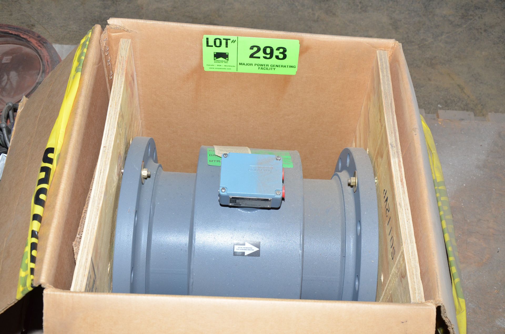 MAGNETIC FLOW METER [RIGGING FEE FOR LOT #293 - $25 USD PLUS APPLICABLE TAXES]