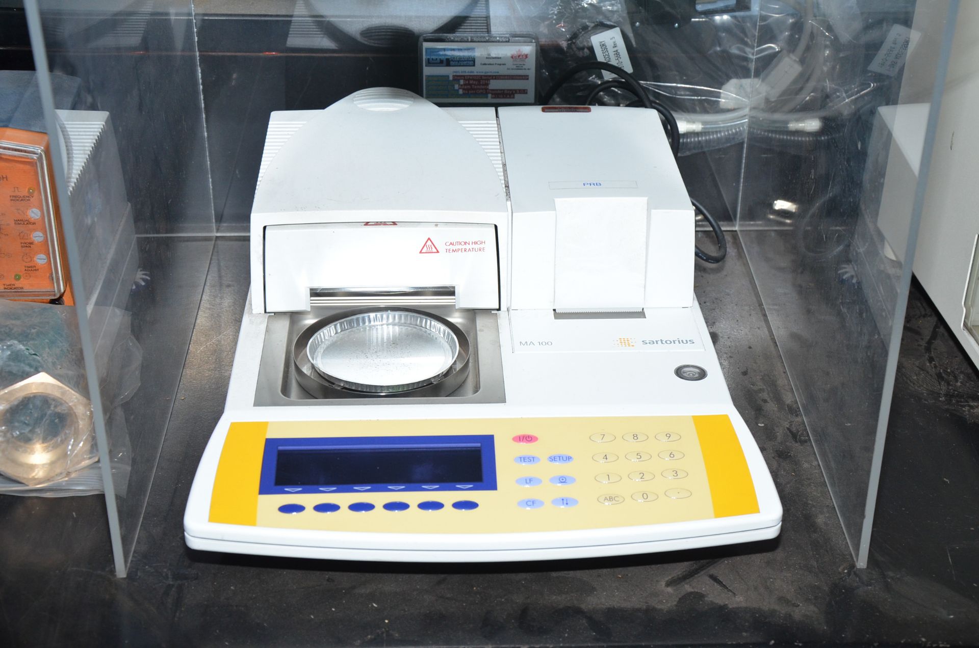 SARTORIUS MA 100 DIGITAL BENCH TYPE MOISTURE ANALYZER WITH THERMAL RESULTS PRINTER, S/N N/A [RIGGING - Image 2 of 2