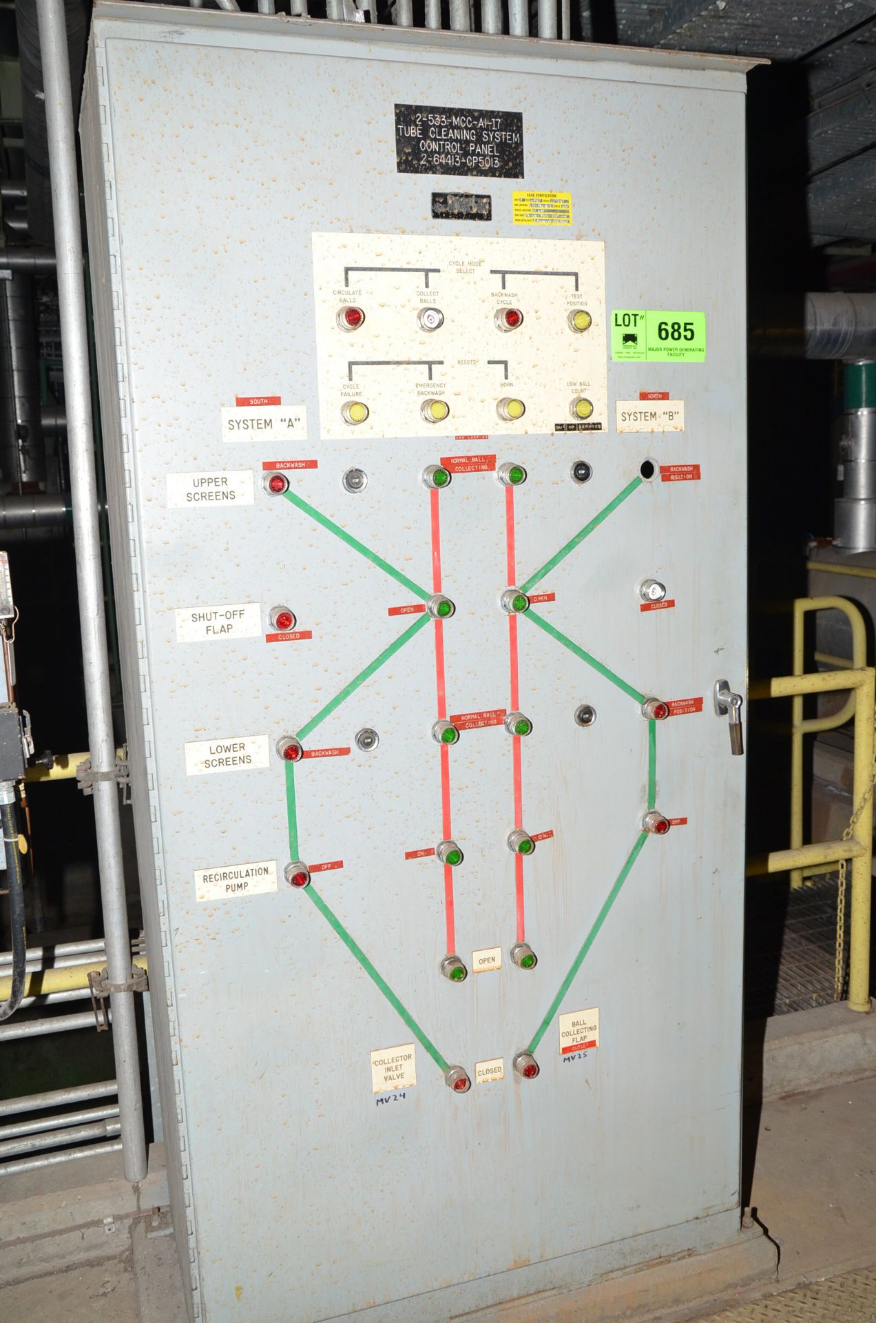 LOT/ CONTROL PANEL WITH INSTRUMENTS [RIGGING FEE FOR LOT #685 - $TBD USD PLUS APPLICABLE TAXES] - Image 2 of 2
