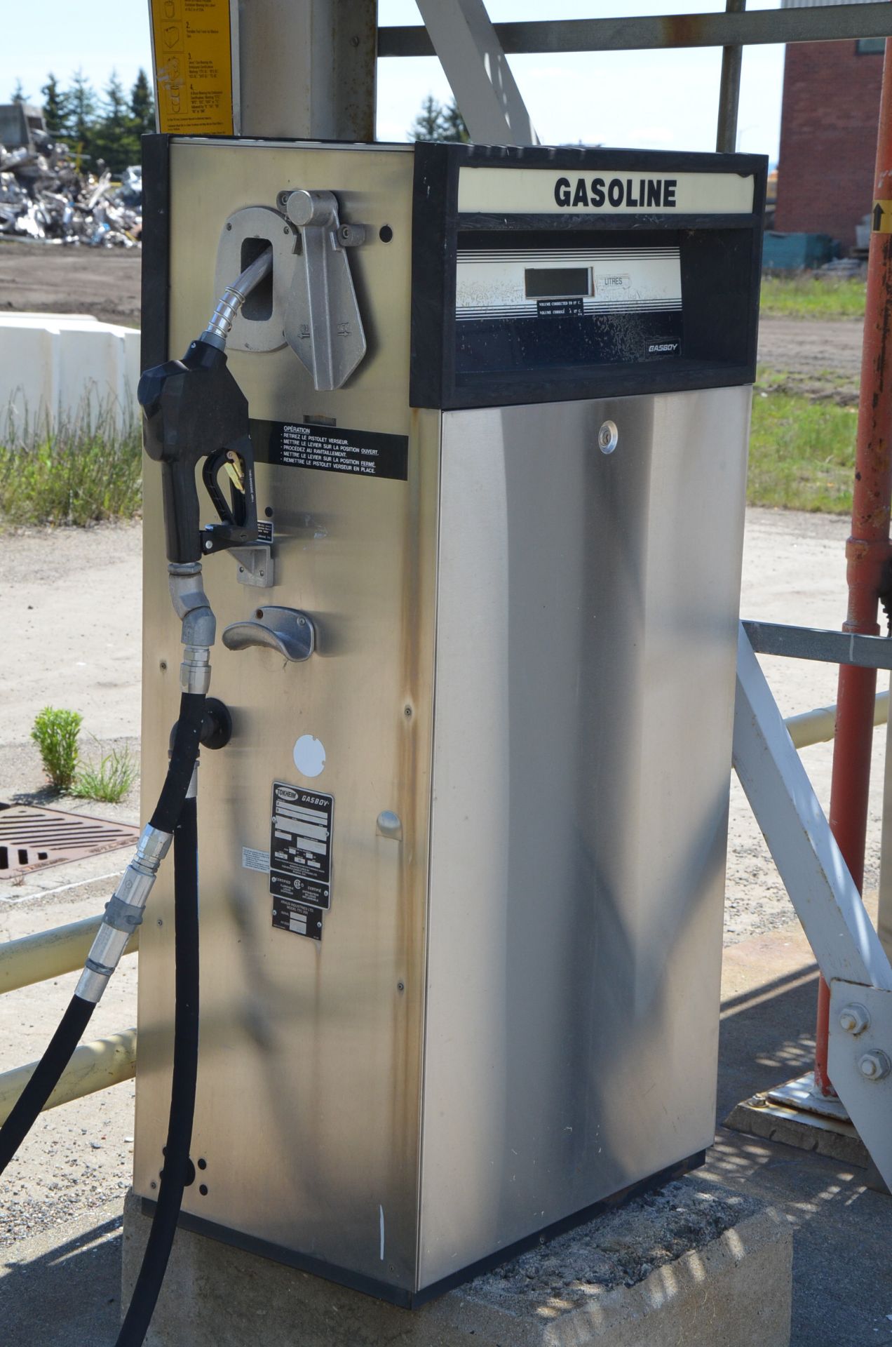 LOT/ FUEL STATION WITH (2) DIESEL PUMPS, GASOLINE PUMP, RACK AND FIRE SUPPRESSION, S/N N/A [ - Image 9 of 11