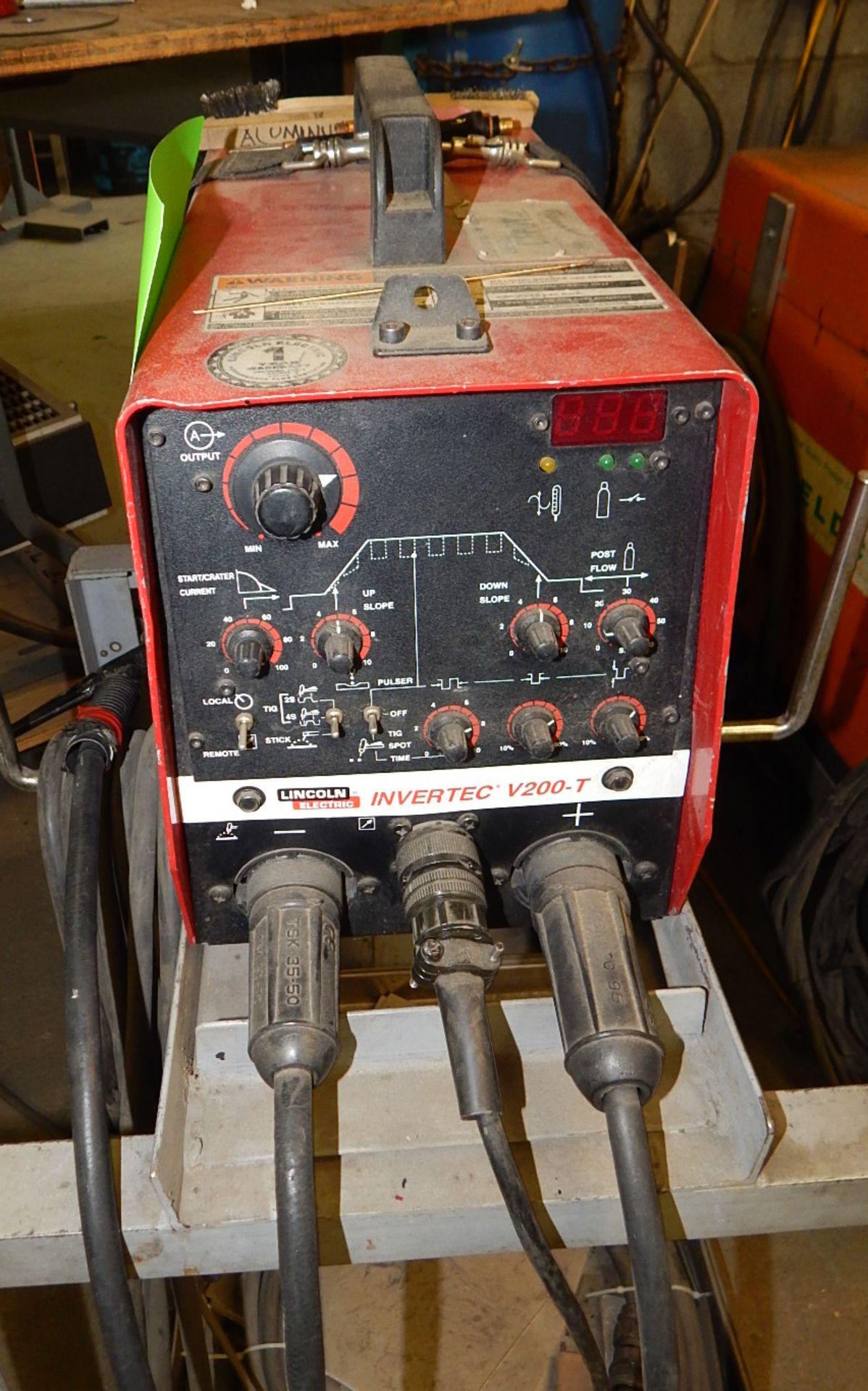 LINCOLN ELECTRIC INVERTEC V200-T TIG WELDER S/N: I2970900190 - Image 2 of 3