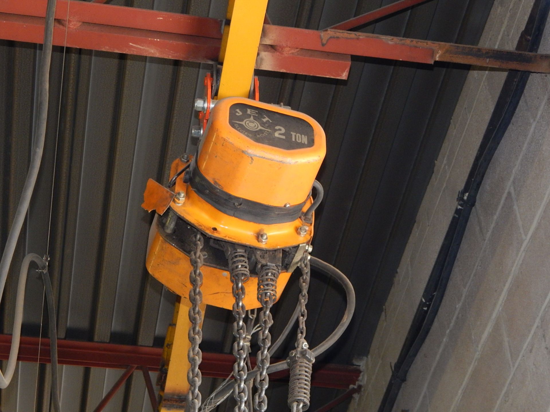 JET 2 TON ELECTRIC HOIST (CI) [RIGGING FEES FOR LOT #68 - $100 CDN PLUS APPLICABLE TAXES] - Image 3 of 3