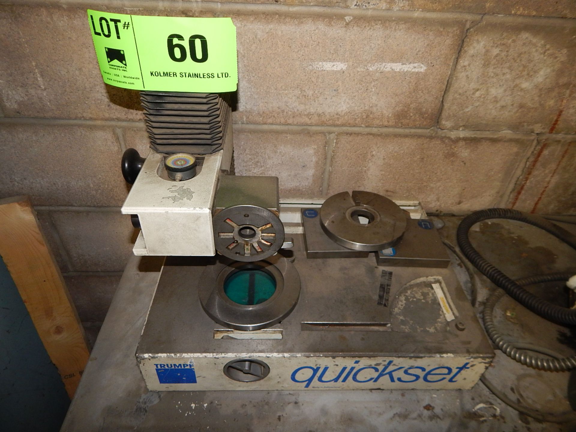 TRUMPF QUICKSET TOOL PRE SETTER