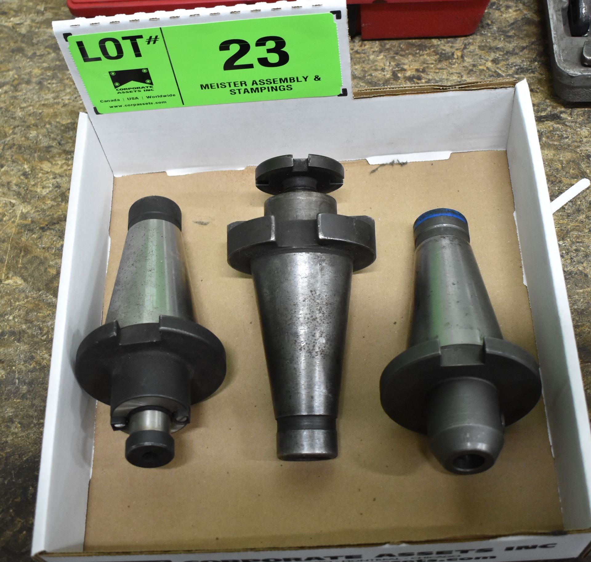 LOT/ (3) 50 TAPER TOOL HOLDERS