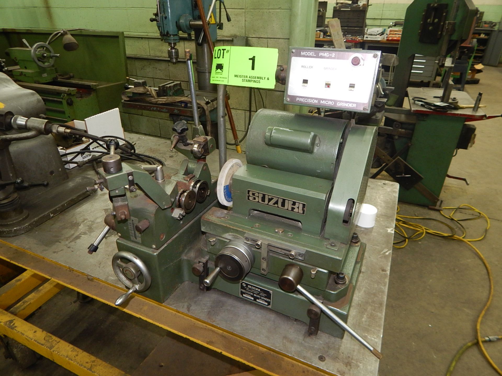 SUZUKI PMG-2 PRECISION MICRO GRINDER, S/N: 1136 - Image 2 of 5