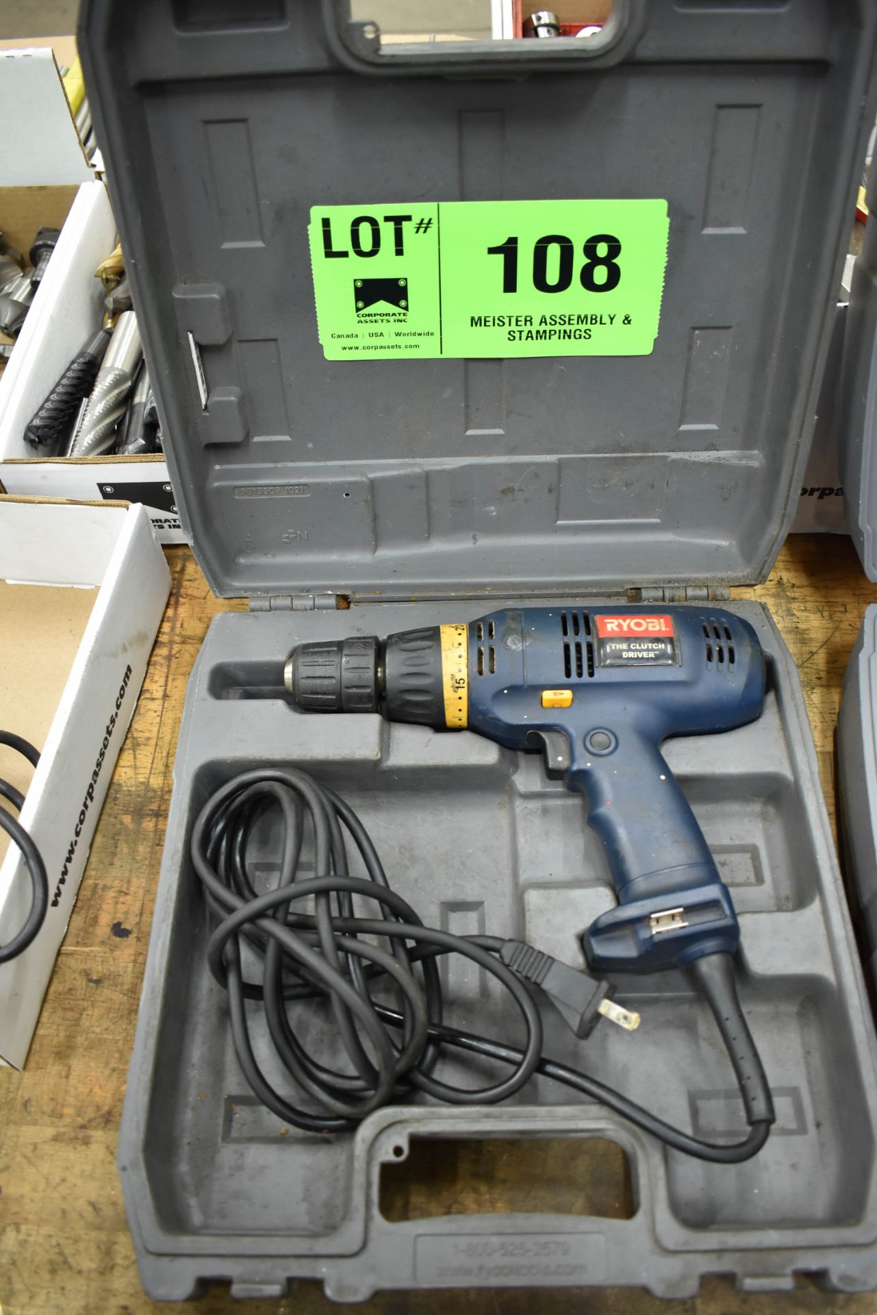 RYOBI ELECTRIC DRILL, S/N: N/A