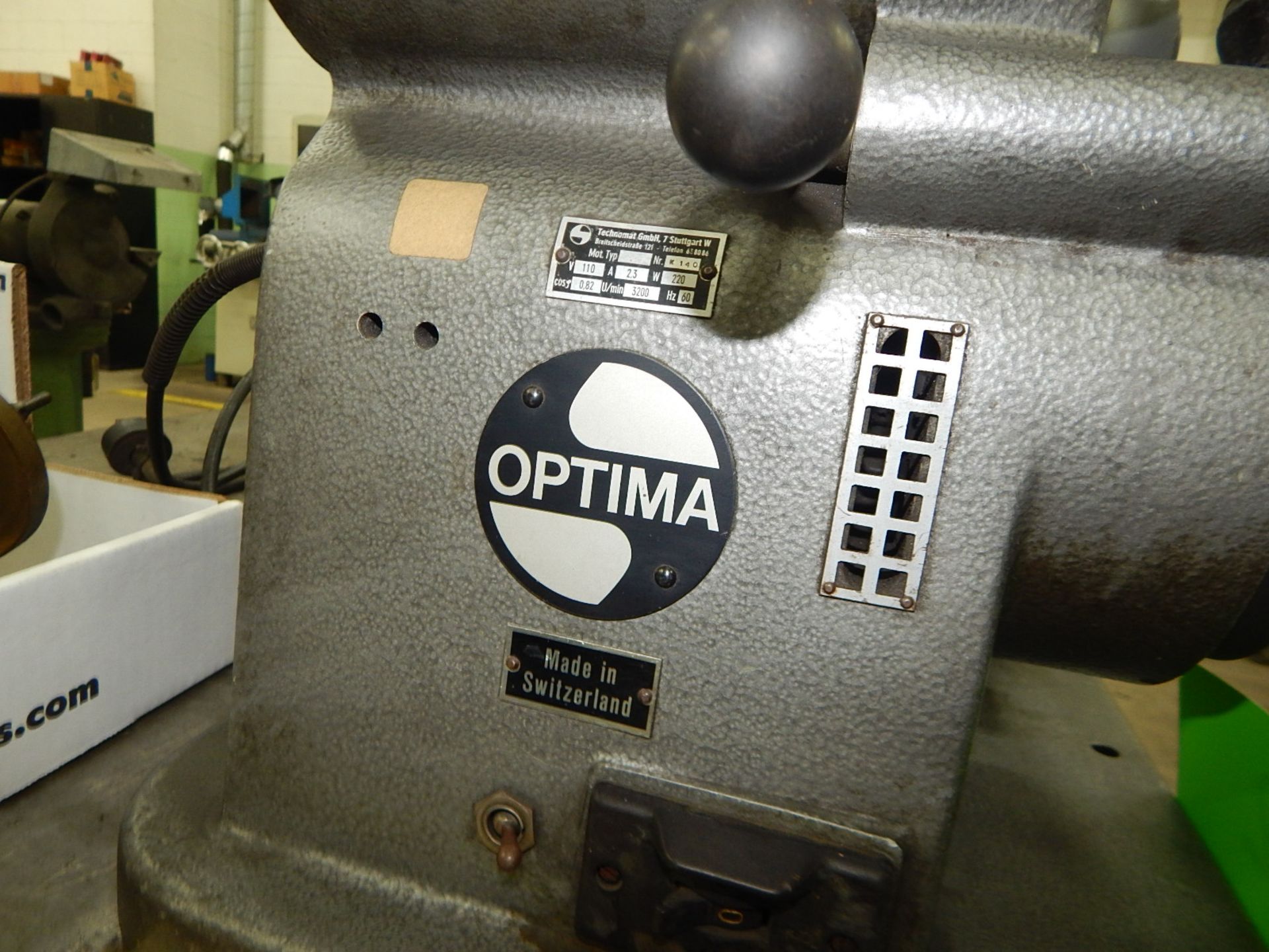 LOT/ OPTIMA TOOL CUTTER GRINDER WITH COLLETS - Image 4 of 6