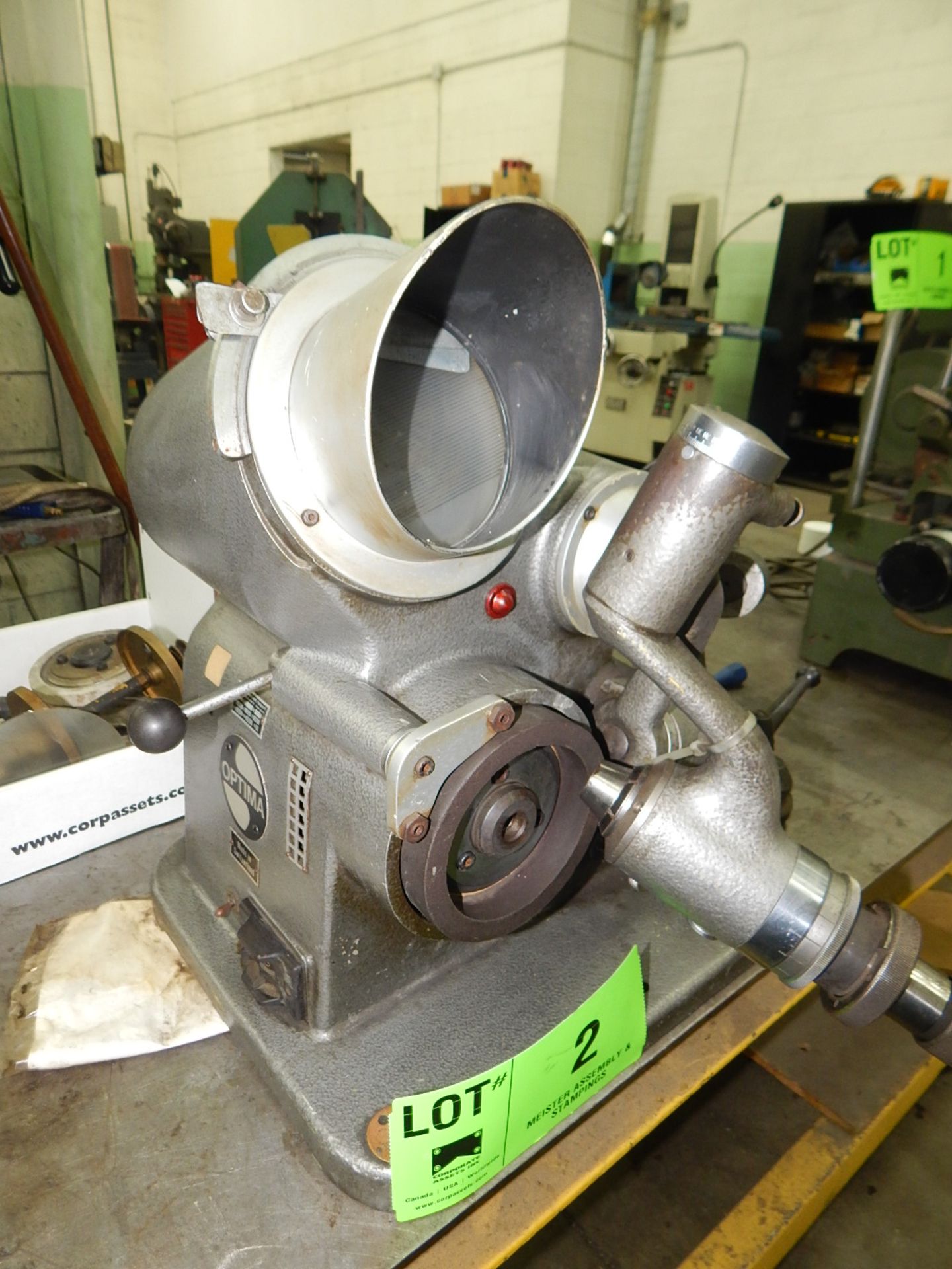 LOT/ OPTIMA TOOL CUTTER GRINDER WITH COLLETS - Image 5 of 6