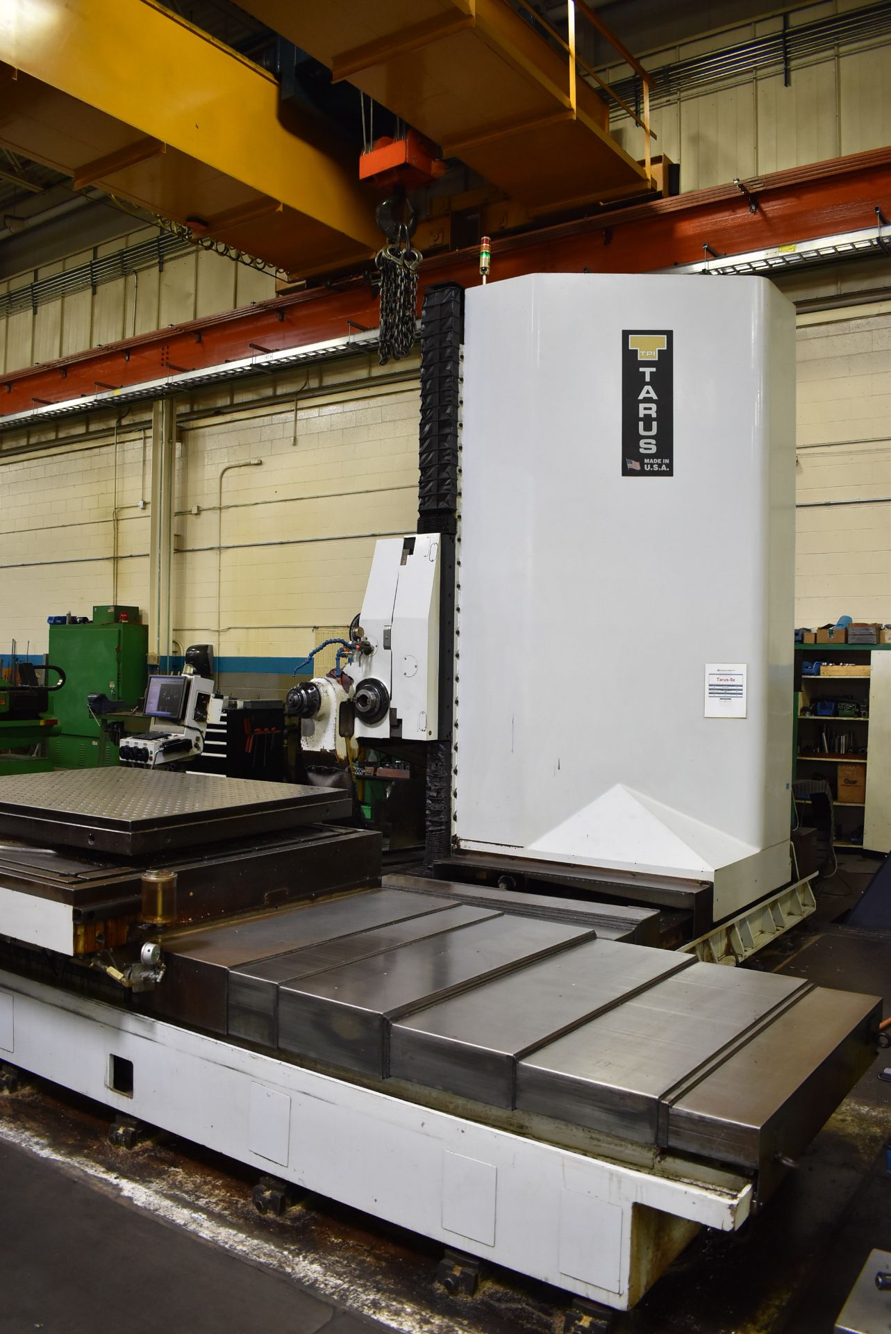 TARUS (2008) GDTTC510-6XRT-P 6 AXIS CNC DUAL SPINDLE TRAVELING COLUMN TYPE GUN DRILL WITH TARUS - Image 2 of 12