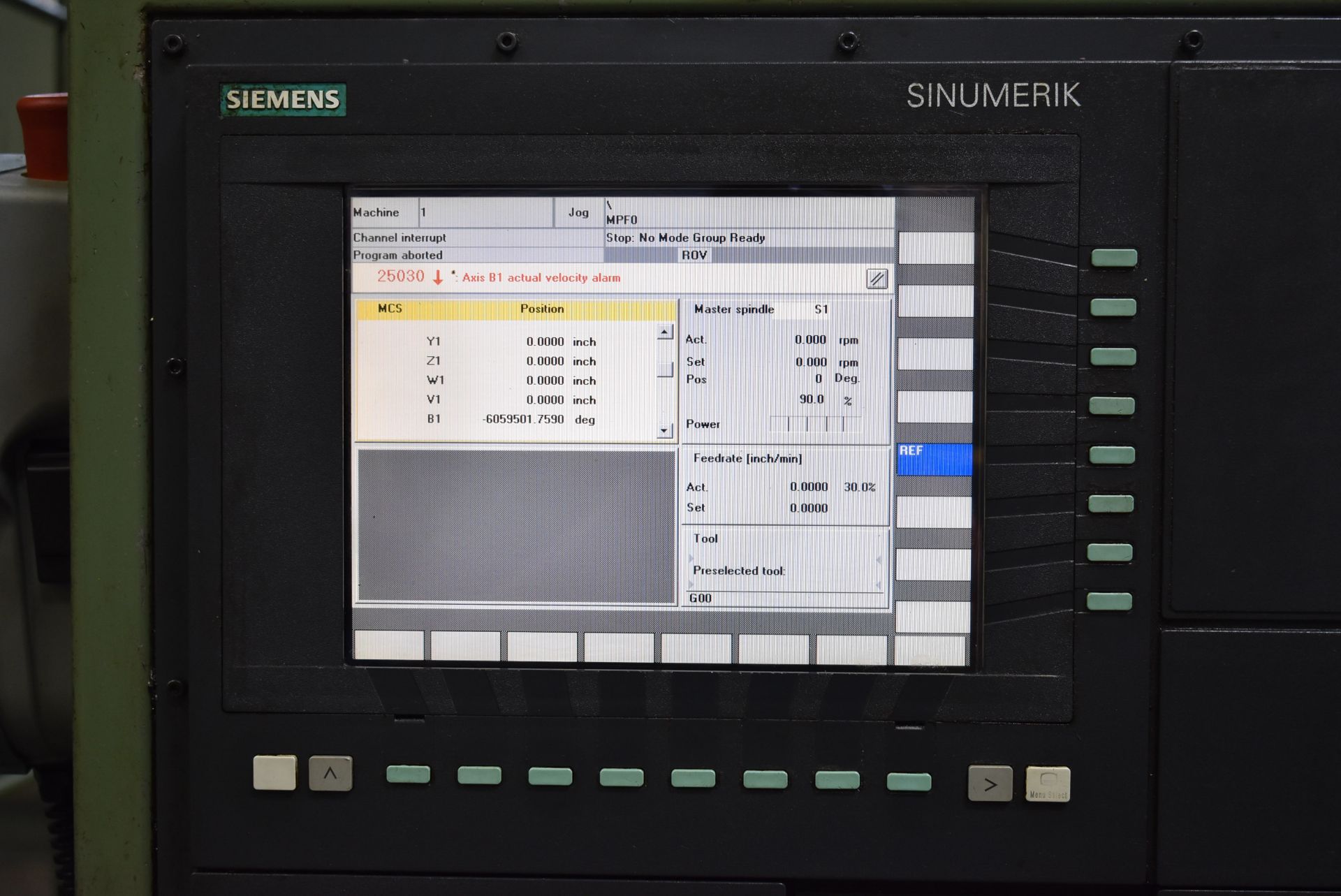 PARPAS ML-130/9000 CNC FLOOR-TYPE HORIZONTAL BORING/MILLING MACHINE WITH SIEMENS SINUMERIK CNC - Image 3 of 14