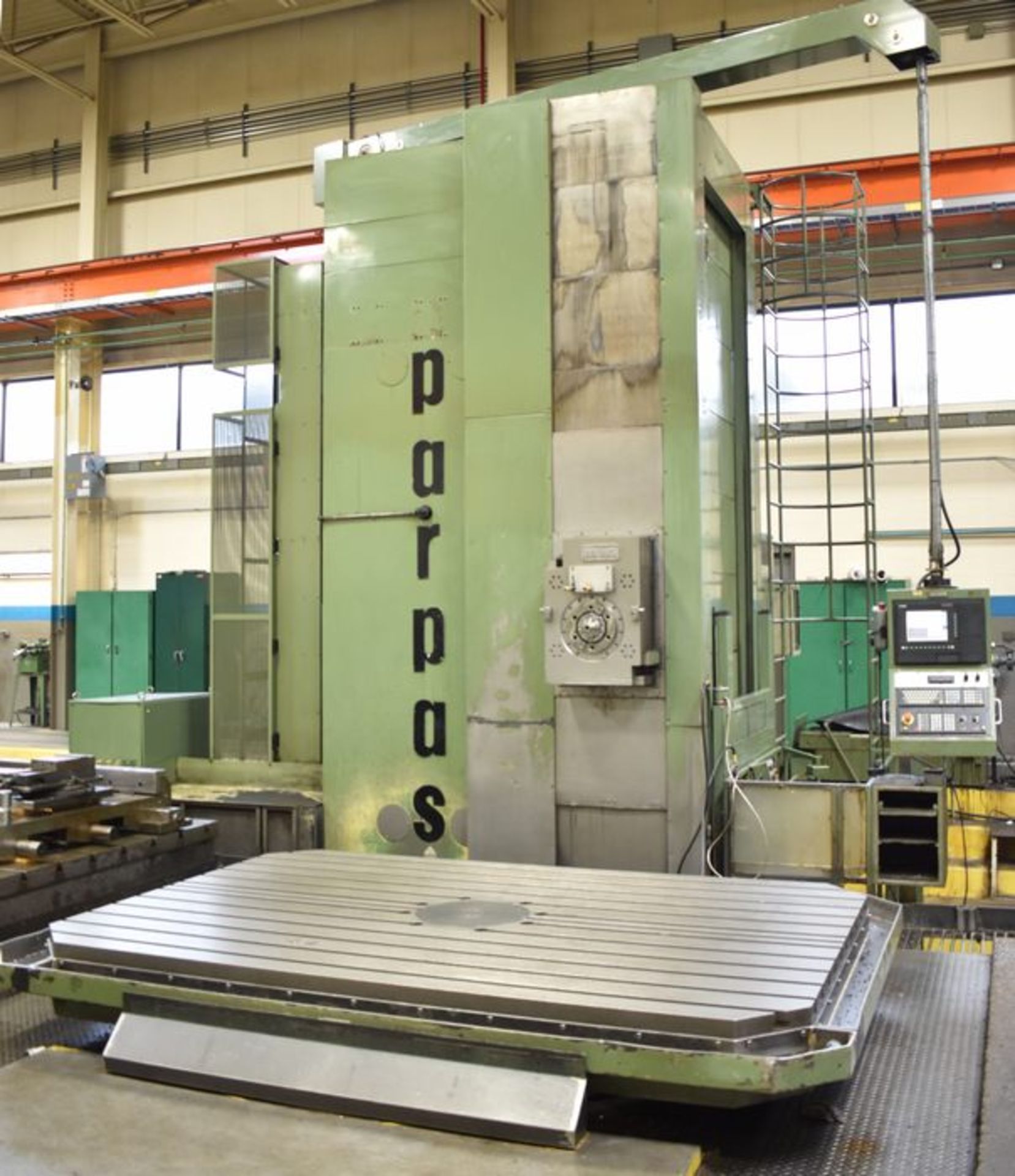 PARPAS ML-130/9000 CNC FLOOR-TYPE HORIZONTAL BORING/MILLING MACHINE WITH SIEMENS SINUMERIK CNC