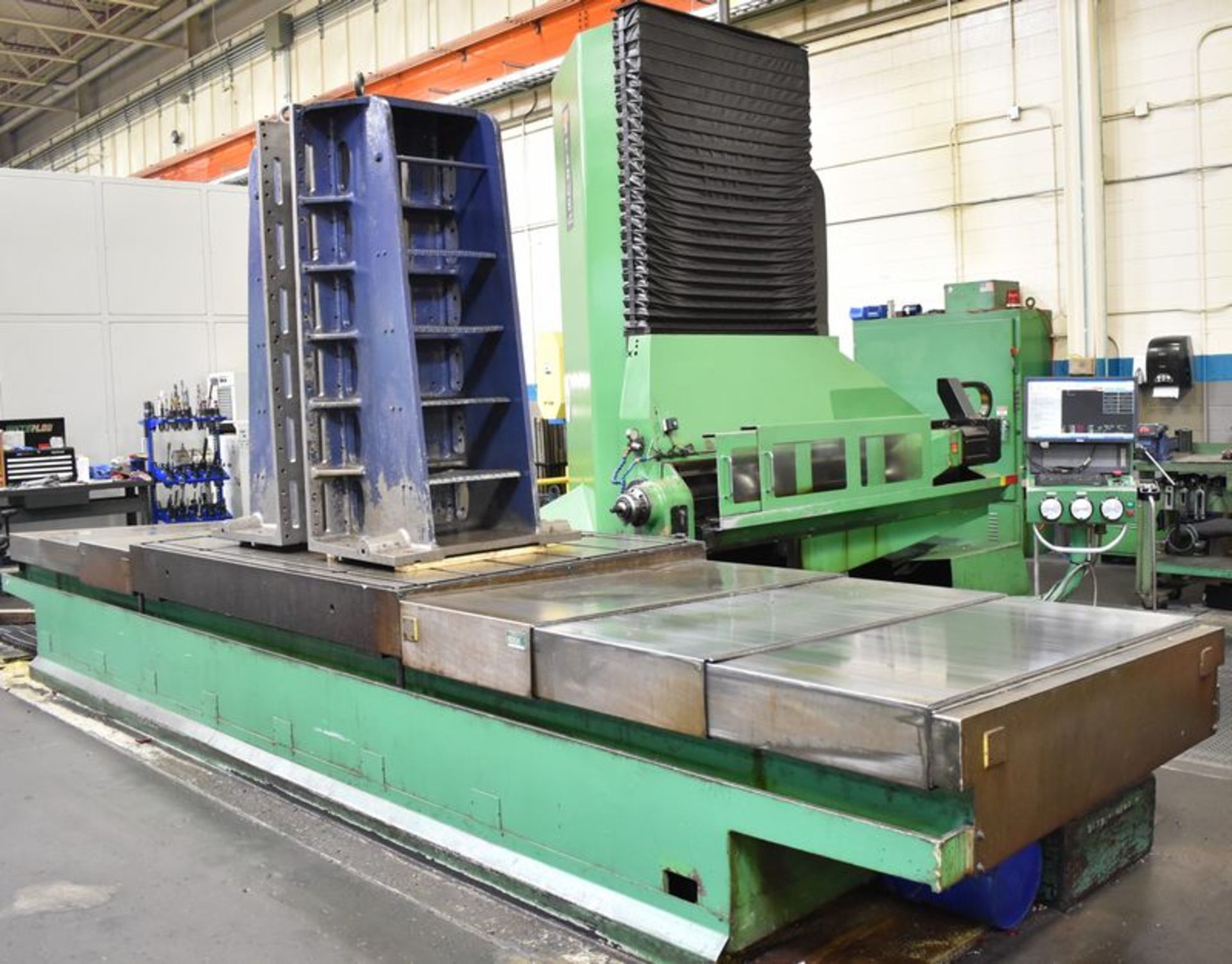 TARUS TPTCGD508S 3 AXIS CNC TABLE-TYPE GUN DRILL WITH TARUS CNC CONTROL, 60" X 96" TABLE, TRAVELS: X