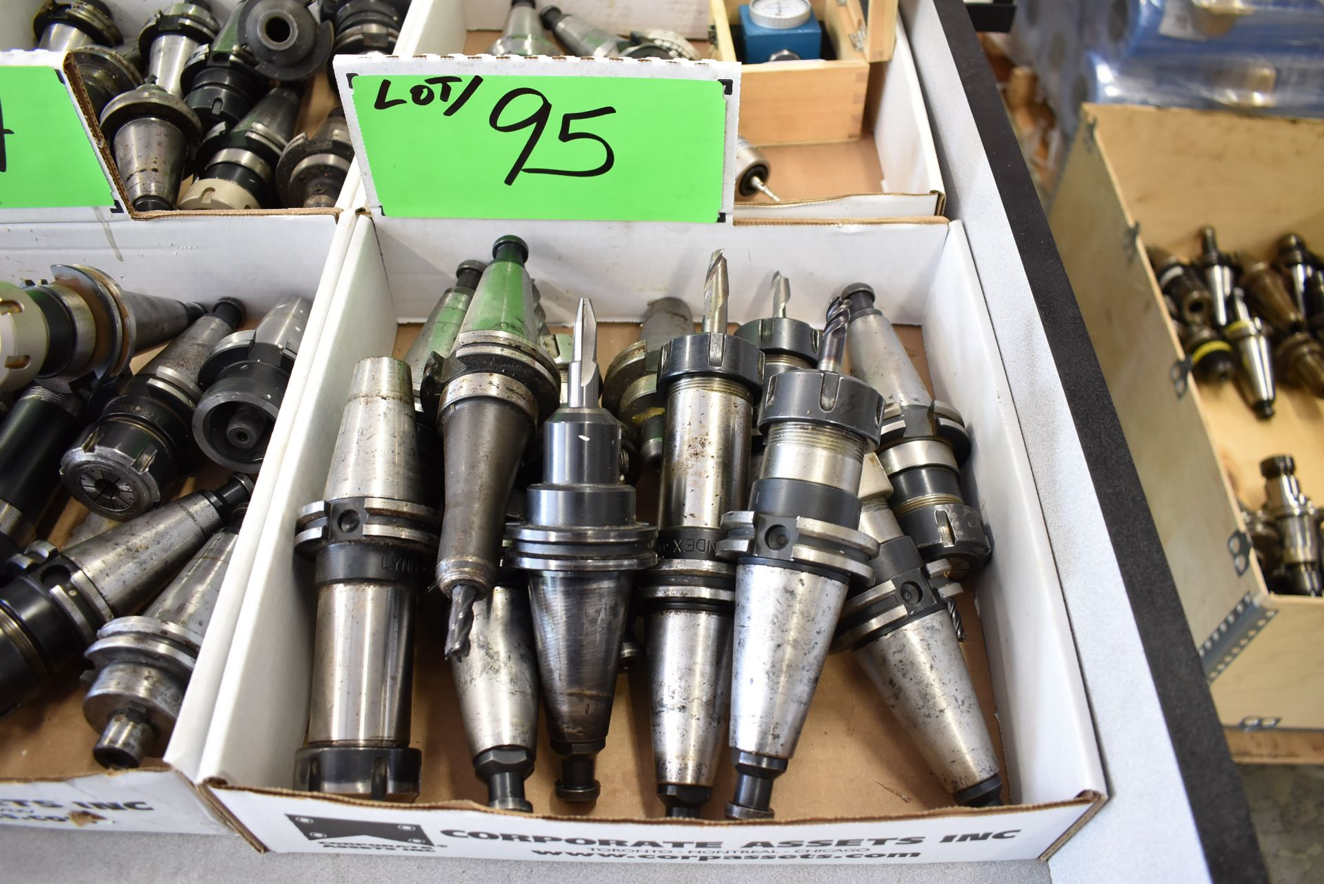 LOT/ (12) CAT 40 TAPER TOOL HOLDERS (LOCATED IN ETOBICOKE, ON)