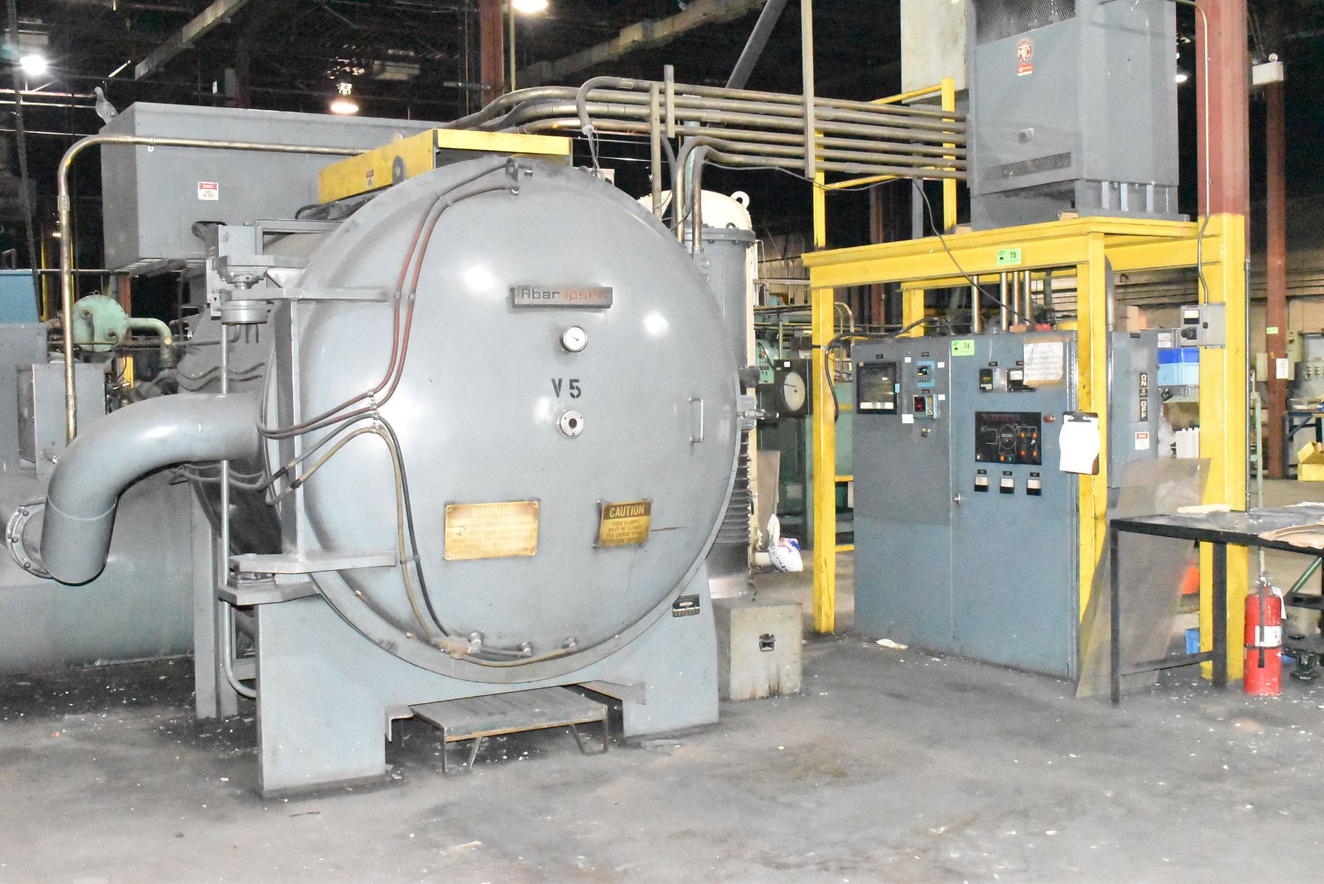 ABAR IPSEN HR 50x48 ELECTRIC VACUUM FURNACE WITH 2,400 DEGREES F MAX TEMP, 36"Wx30"Hx48"D APPROX - Image 3 of 16