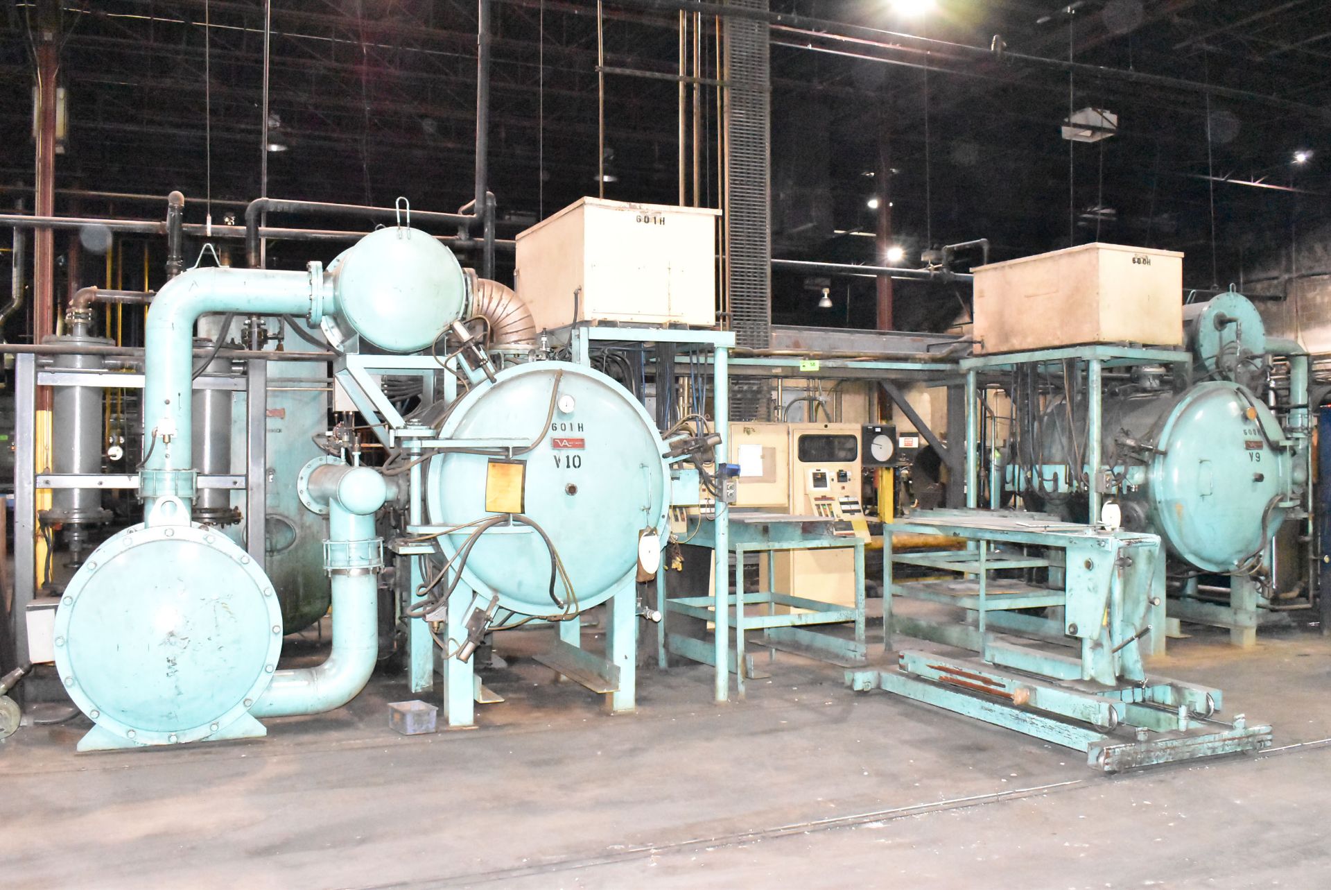 LOT/ COMPLETE VAC-AERO V9 & V10 1-BAR CAP VACUUM FURNACE SYSTEM CONSISTING OF LOT 58 UP TO AND - Image 2 of 7