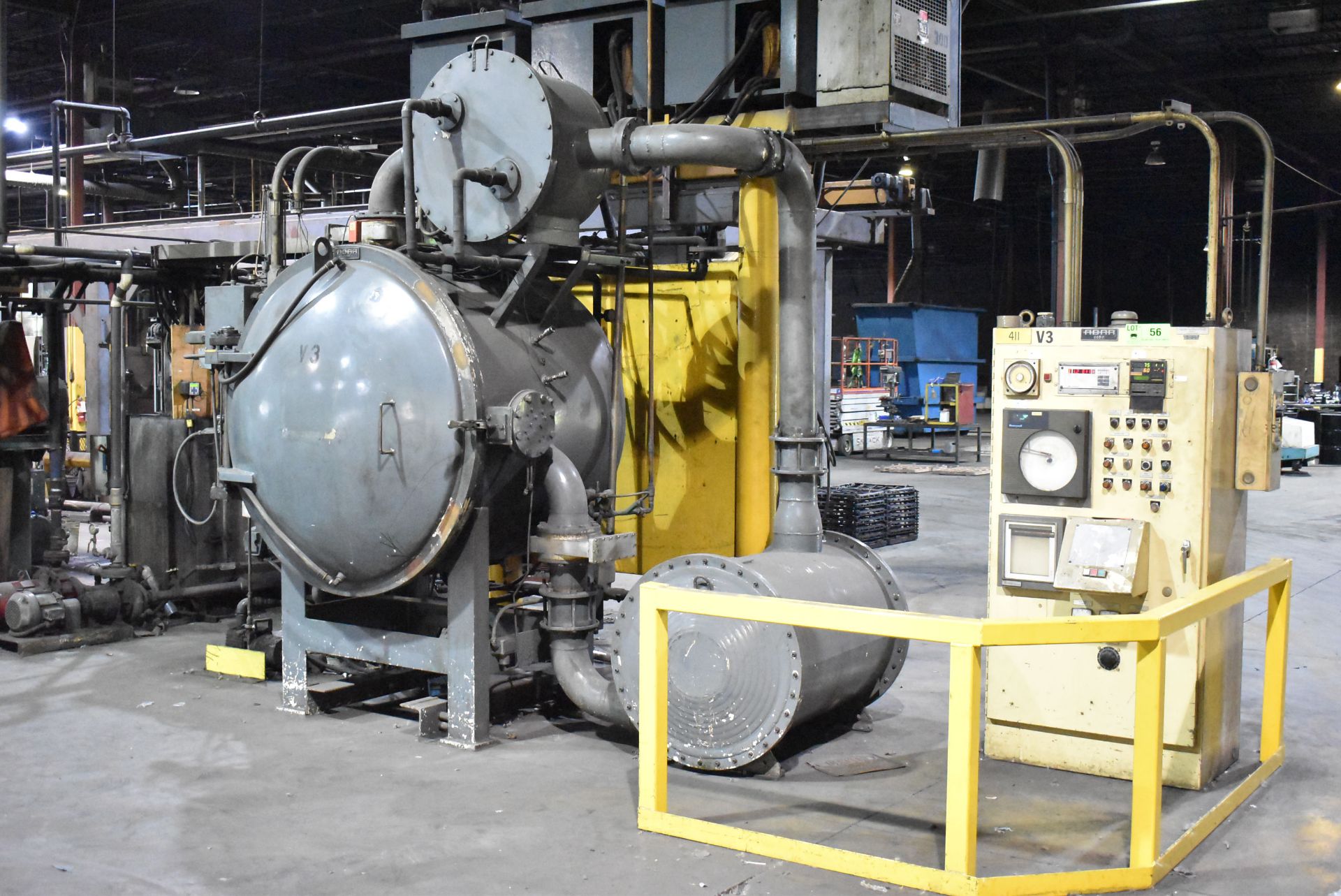 ABAR HR 34 ELECTRIC VACUUM FURNACE WITH 2400 DEGREES F MAX TEMP, 24"Wx24"Hx36"D APPROX SIZE, 1,000LB - Image 2 of 18