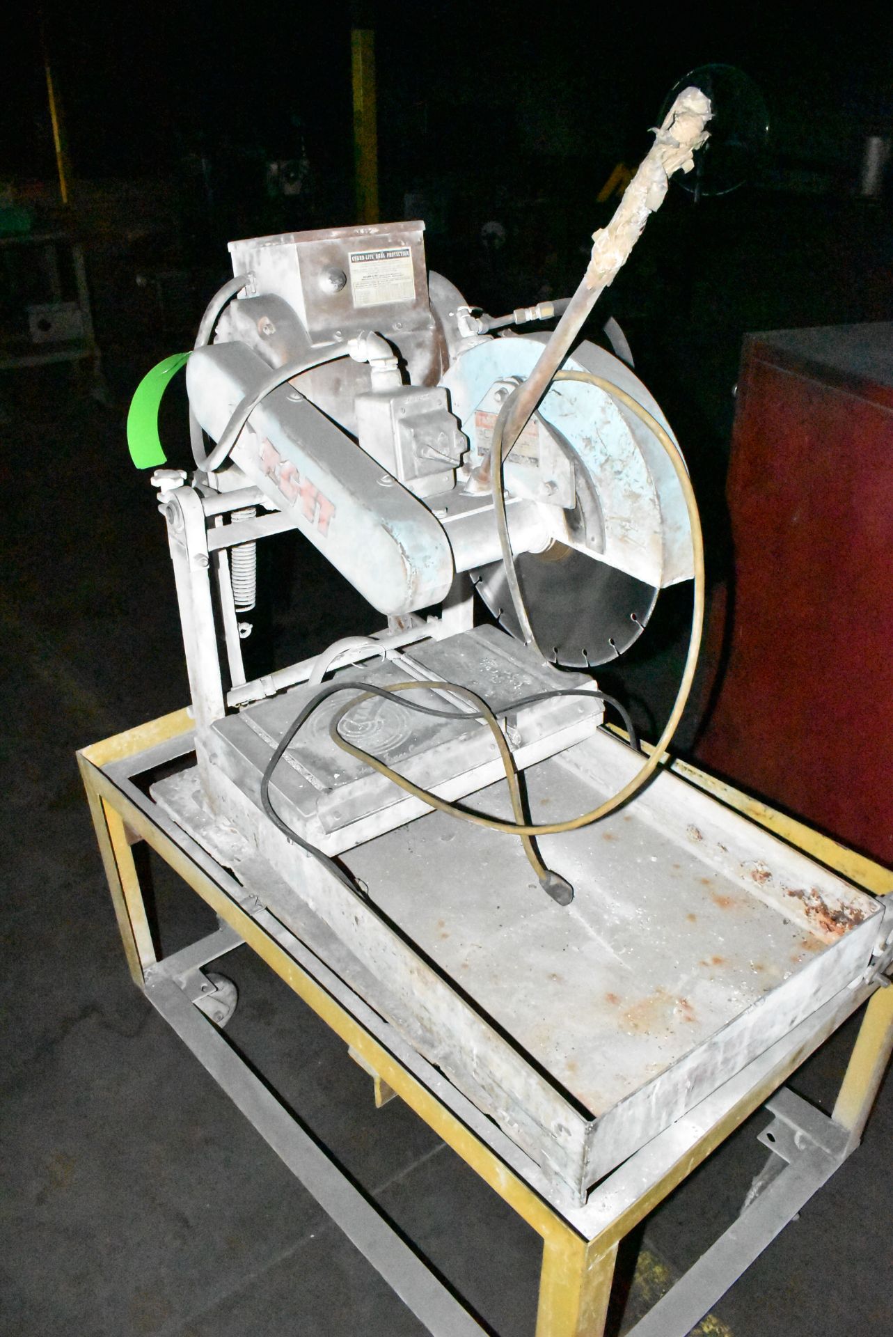 TARGET WET ABRASIVE CUT-OFF SAW WITH STAND, S/N: N/A - Image 3 of 5