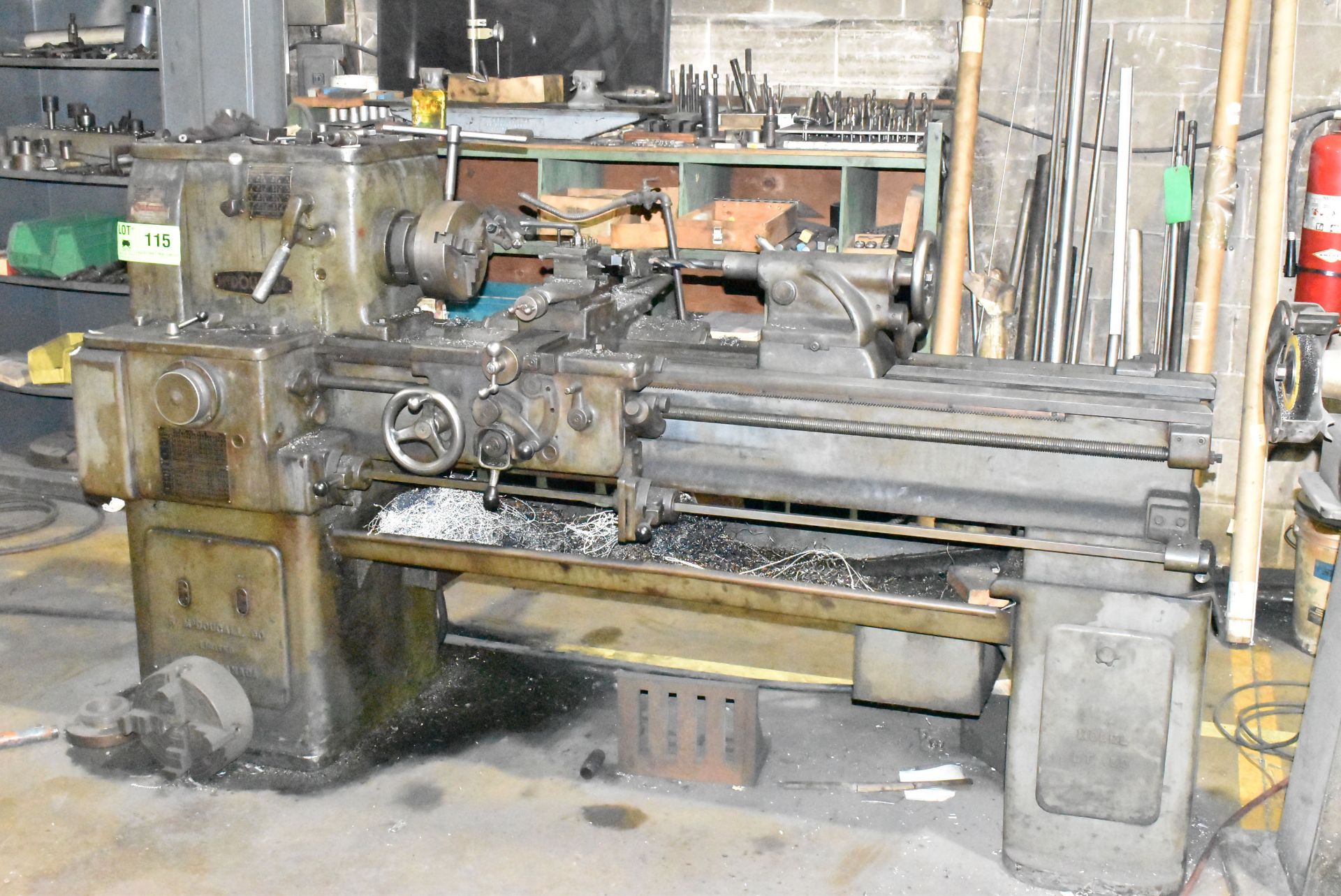 MCDOUGALL DT50 ENGINE LATHE WITH ACCESSORIES, S/N: 8F1581