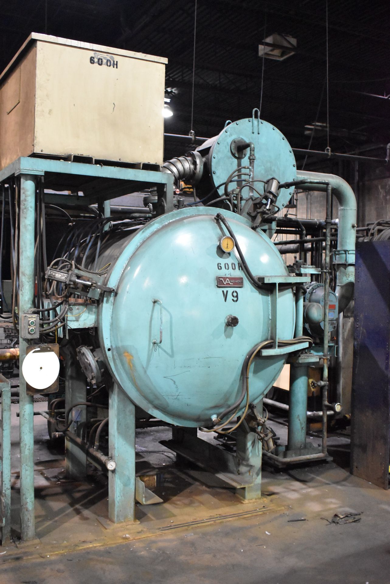 LOT/ COMPLETE VAC-AERO V9 & V10 1-BAR CAP VACUUM FURNACE SYSTEM CONSISTING OF LOT 58 UP TO AND - Image 5 of 7