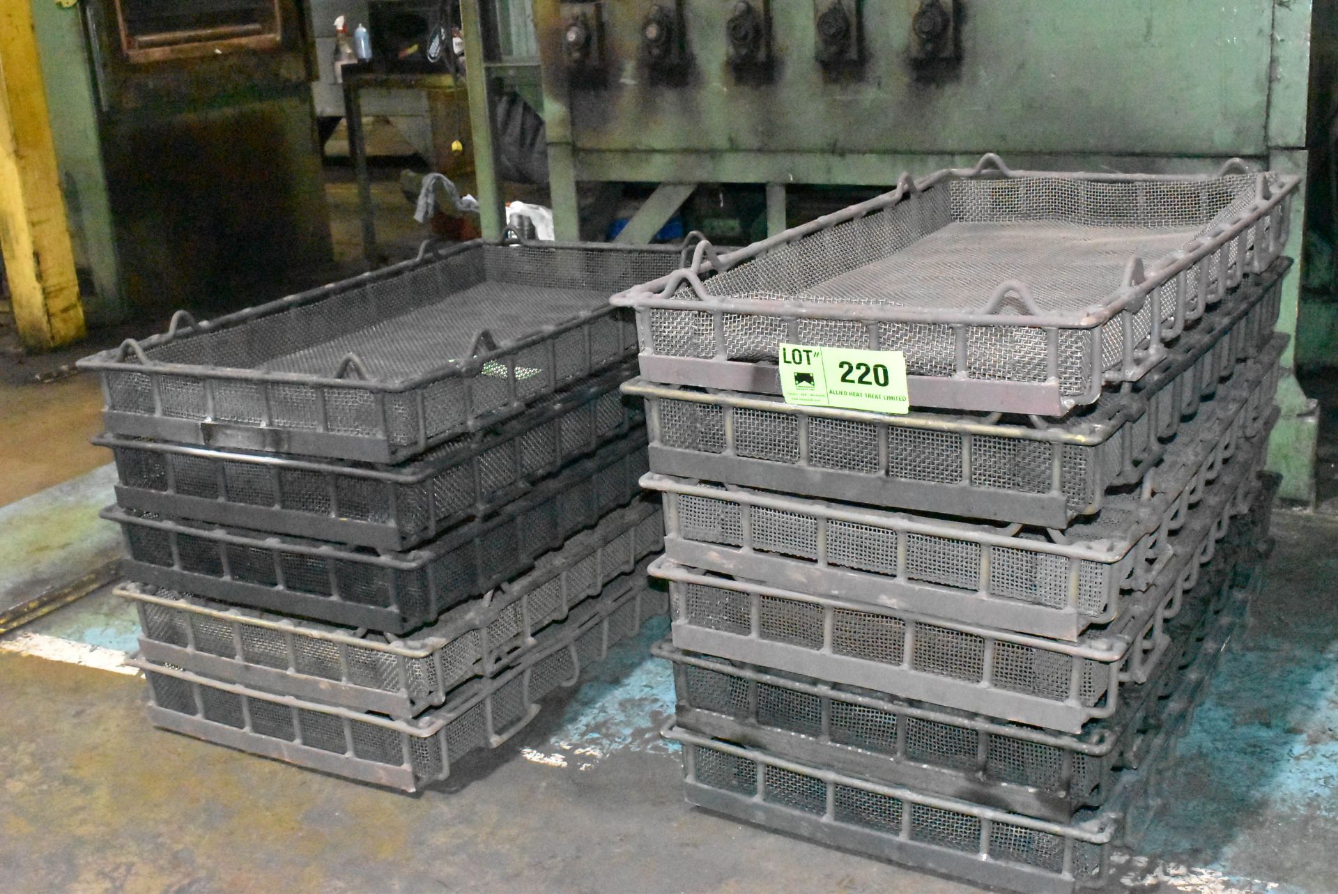 LOT/ 27"X46"X5" ALLOY HEAT TREAT BASKETS (PURCHASED 2021) (FITS T7 AND T9)