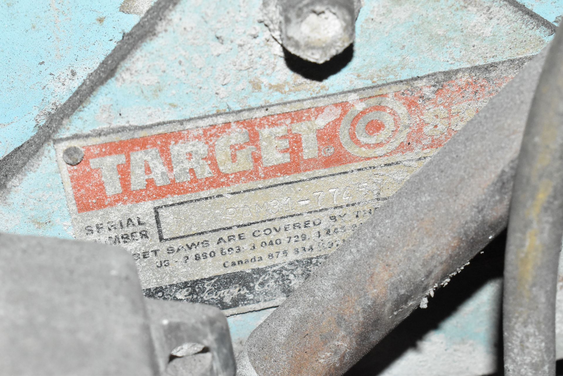 TARGET WET ABRASIVE CUT-OFF SAW WITH STAND, S/N: N/A - Image 5 of 5