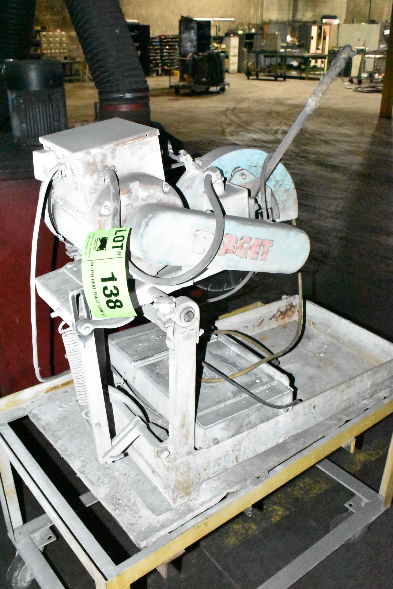 TARGET WET ABRASIVE CUT-OFF SAW WITH STAND, S/N: N/A - Image 2 of 5