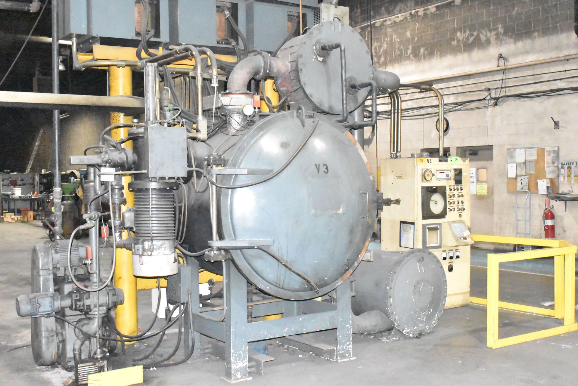 ABAR HR 34 ELECTRIC VACUUM FURNACE WITH 2400 DEGREES F MAX TEMP, 24"Wx24"Hx36"D APPROX SIZE, 1,000LB - Image 4 of 18
