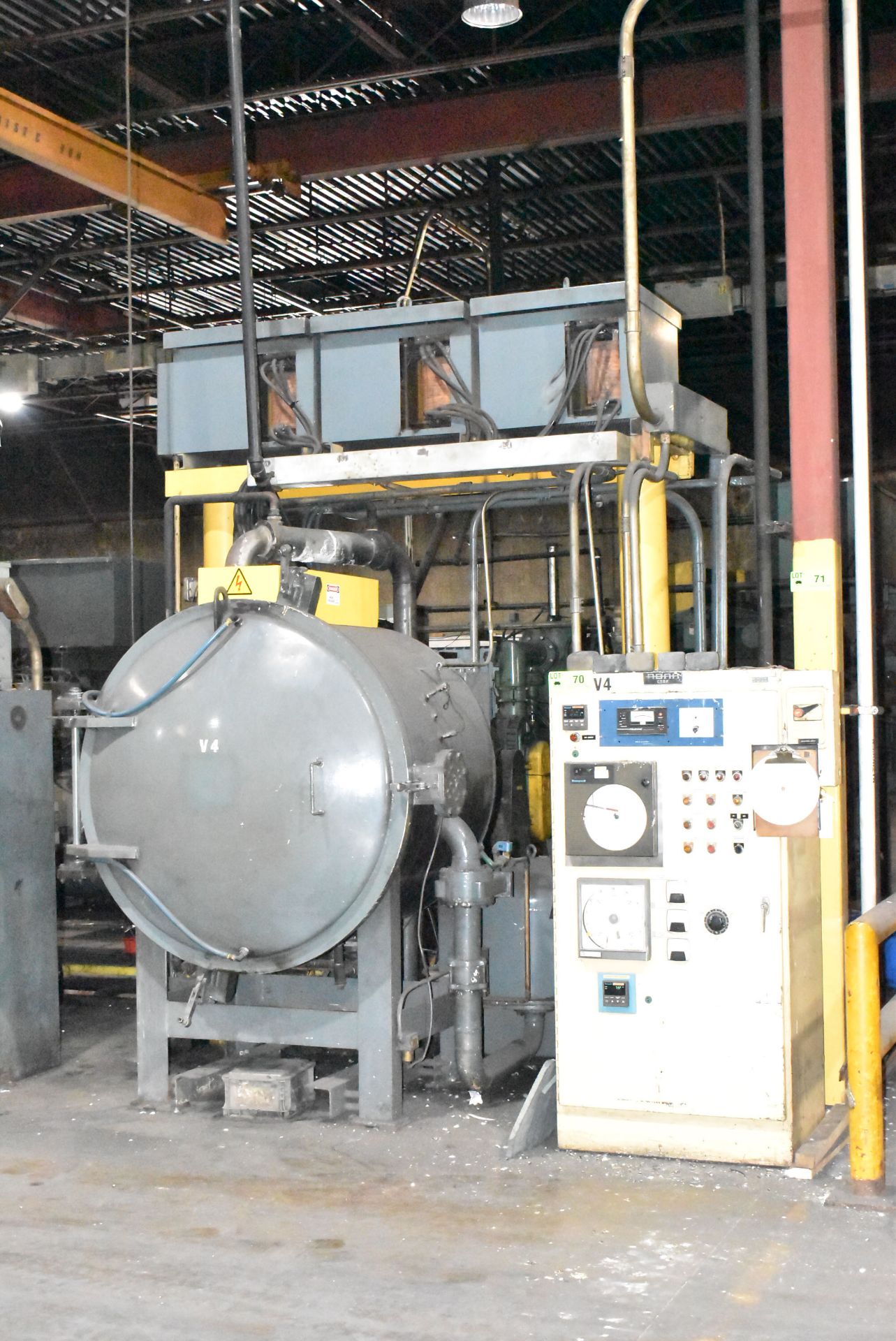 ABAR HR 34-T ELECTRIC VACUUM FURNACE WITH 1500 DEGREES F MAX TEMP, 24"Wx24"Hx36"D APPROX SIZE, 1, - Image 2 of 14