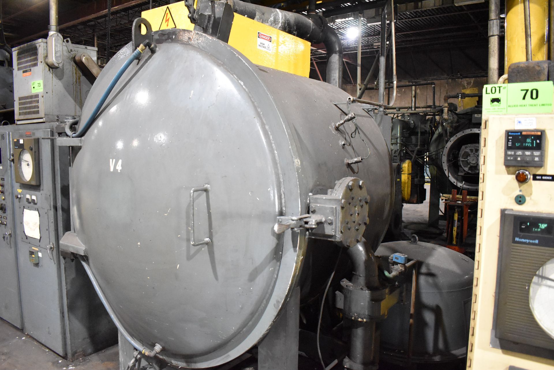 ABAR HR 34-T ELECTRIC VACUUM FURNACE WITH 1500 DEGREES F MAX TEMP, 24"Wx24"Hx36"D APPROX SIZE, 1, - Image 6 of 14
