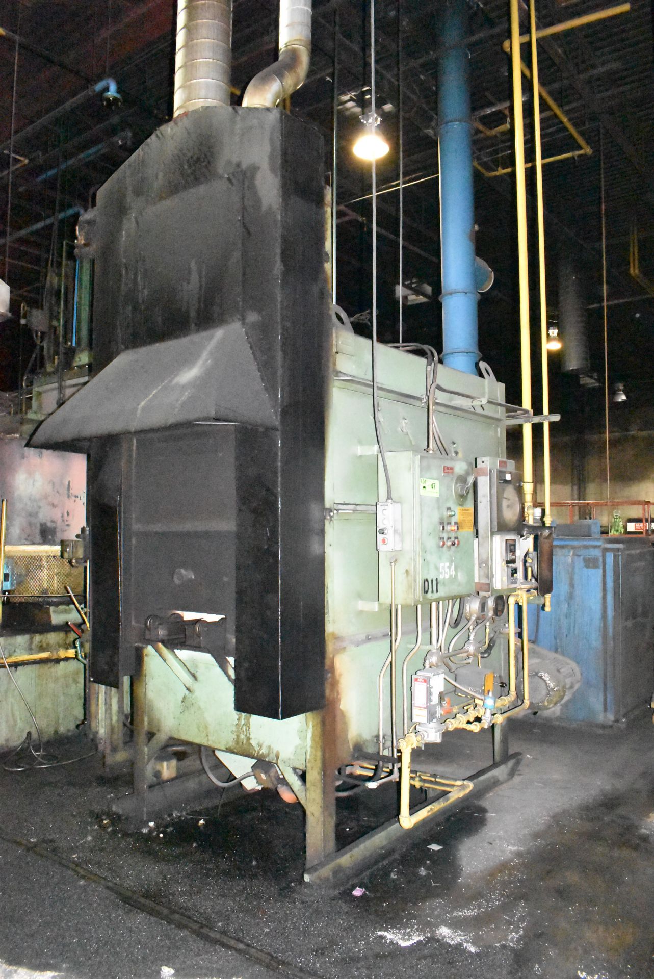 SURFACE COMBUSTION LFC 36-54 NATURAL GAS FIRED TEMPER FURNACE WITH HONEYWELL RKC REX-C900 DIGITAL - Image 2 of 10