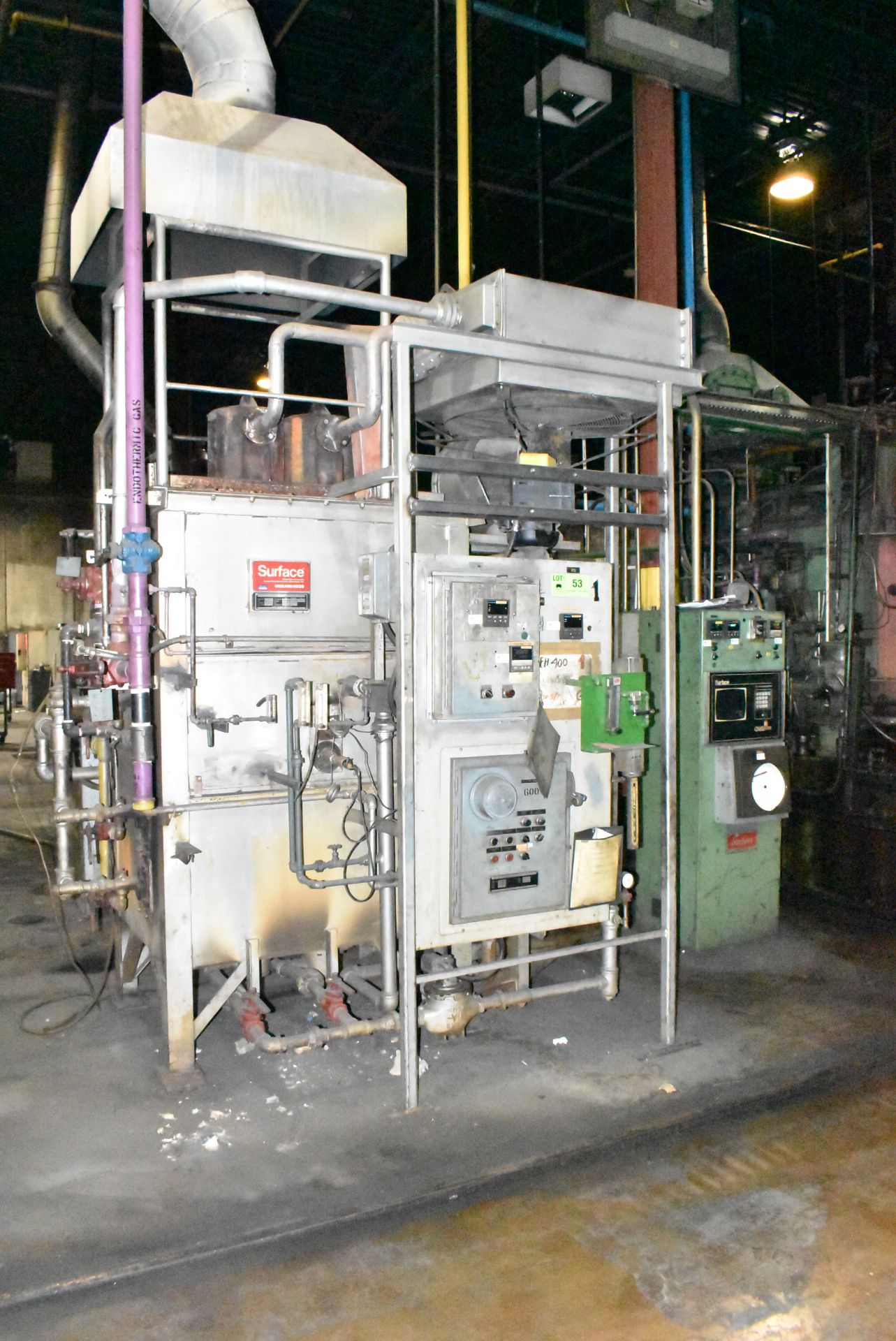 SURFACE COMBUSTION S-2N NATURAL GAS FIRED ENDOTHERMIC GAS GENERATOR WITH 2400 CFH RX CAPACITY, RKC - Image 2 of 9