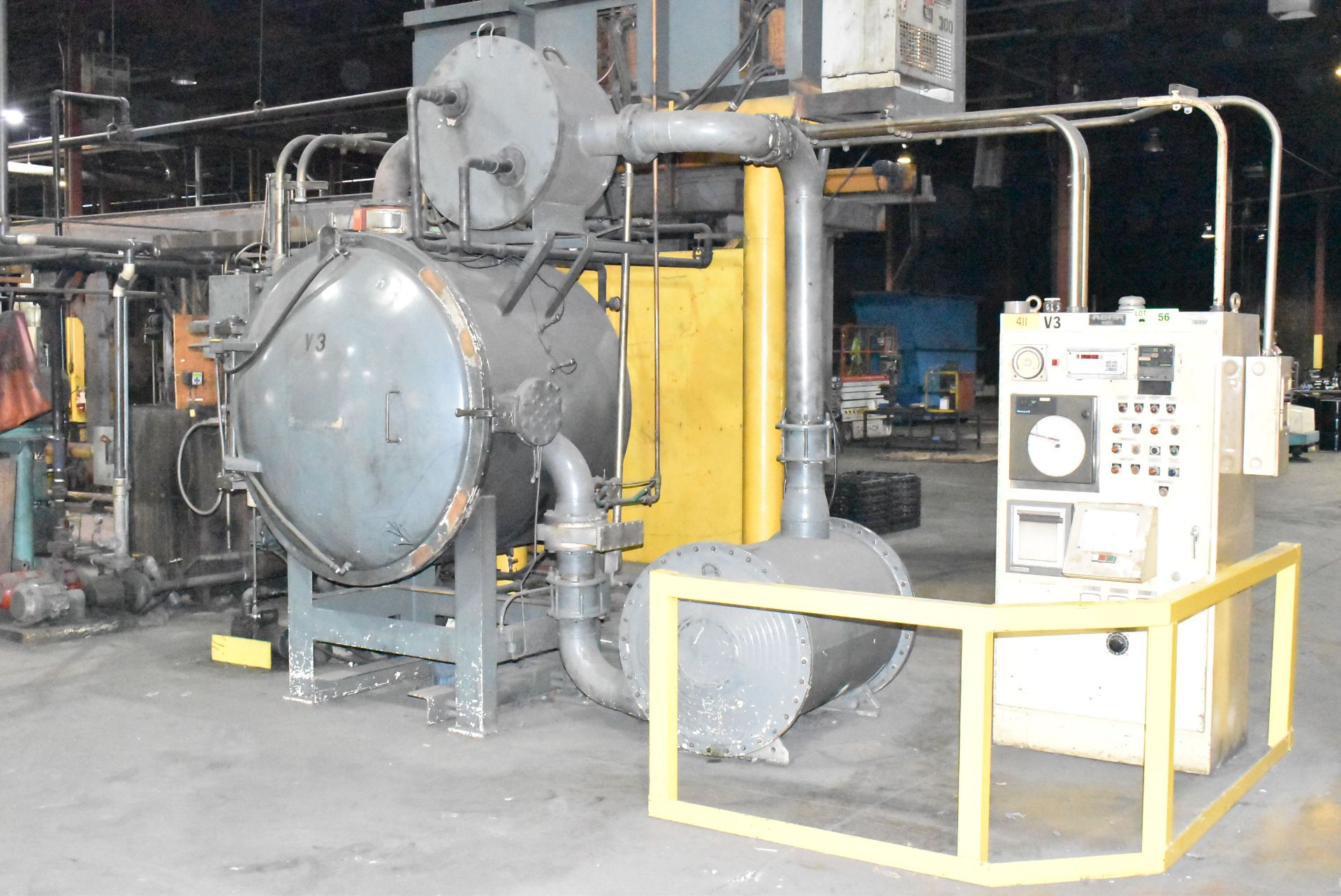 ABAR HR 34 ELECTRIC VACUUM FURNACE WITH 2400 DEGREES F MAX TEMP, 24"Wx24"Hx36"D APPROX SIZE, 1,000LB - Image 3 of 18