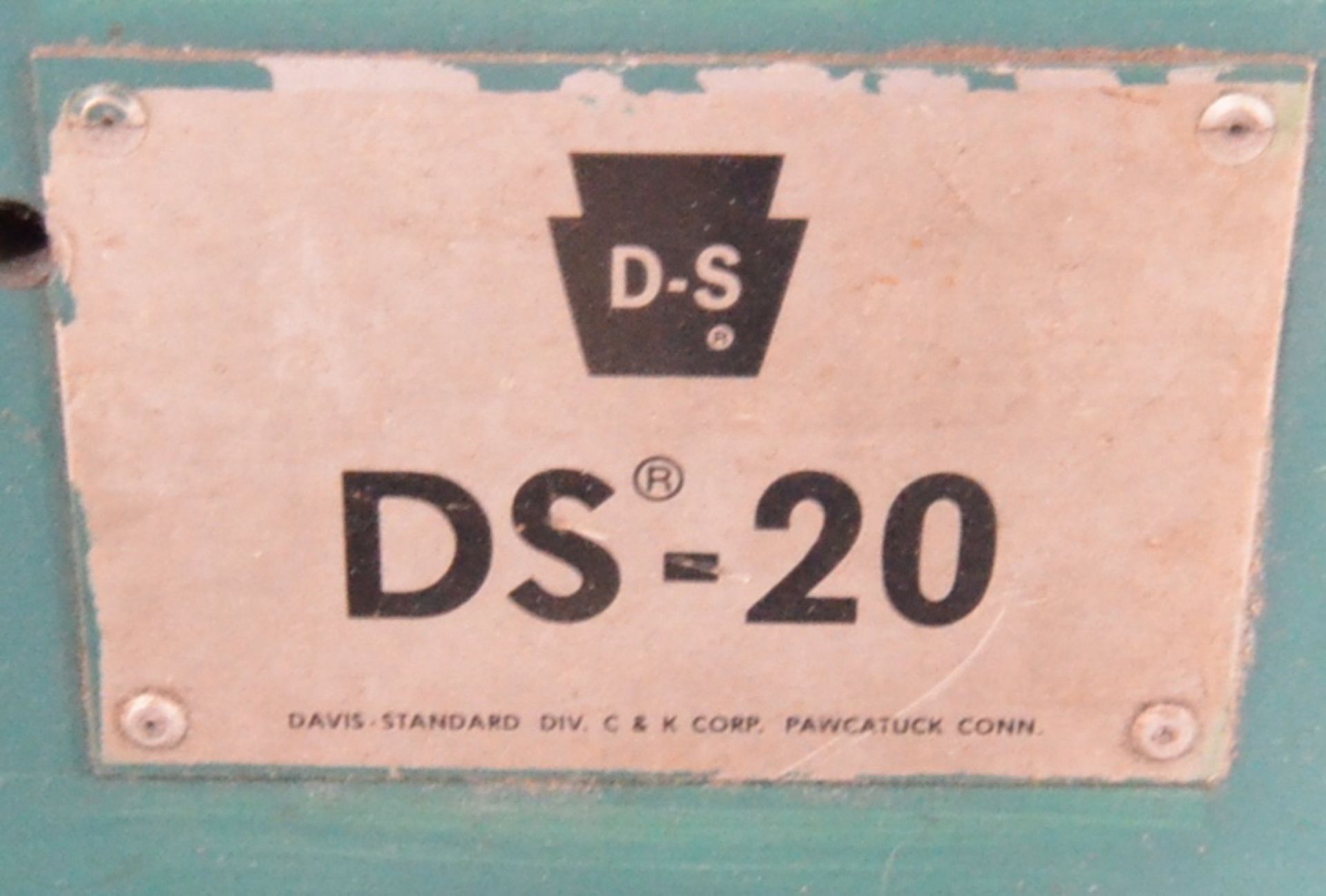DAVIS STANDARD DS-20 2" SINGLE SCREW PORTABLE EXTRUDER WITH 48" AIR COOLED BARREL, (3) ZONE - Image 5 of 7
