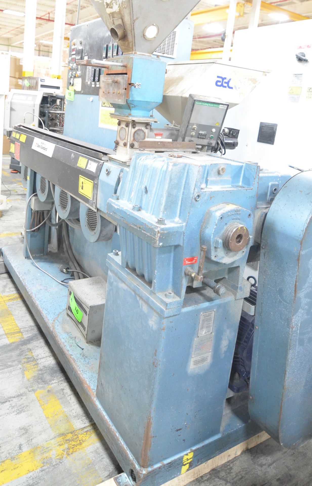 DAVIS STANDARD MARK V MV-30TN25 3" SINGLE SCREW EXTRUDER WITH 68" AIR COOLED BARREL, (4) ZONE - Image 3 of 11