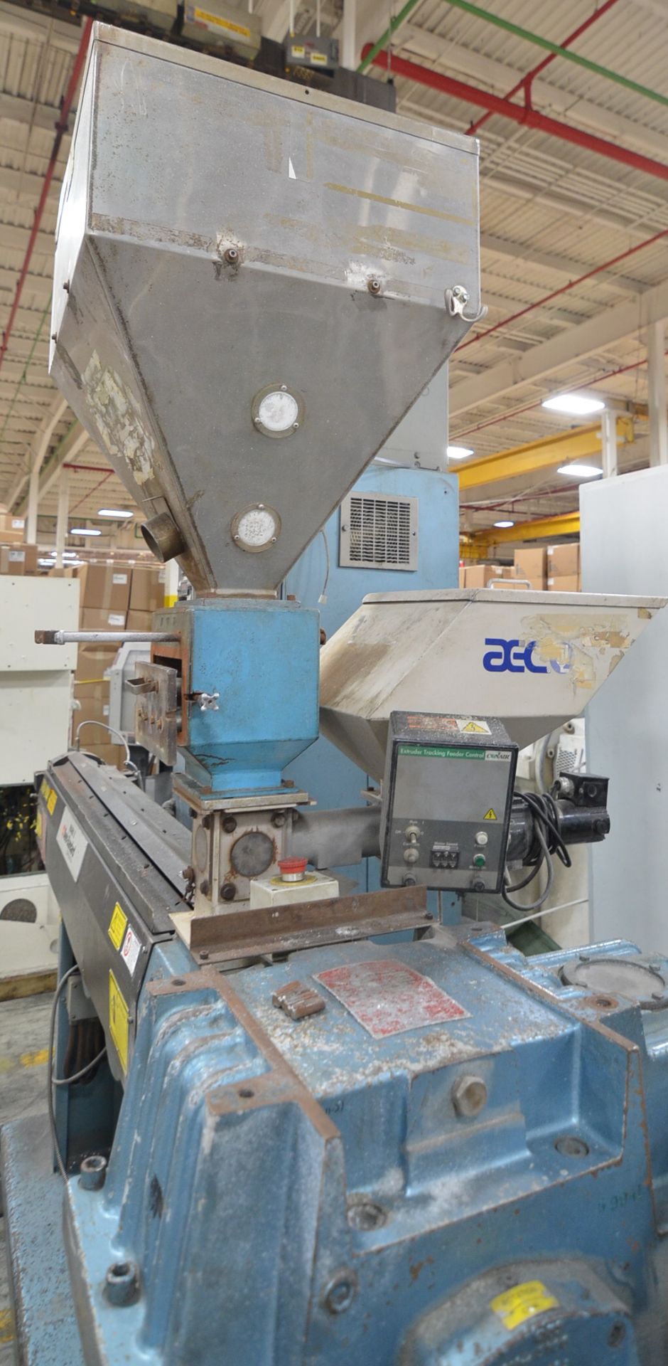 DAVIS STANDARD MARK V MV-30TN25 3" SINGLE SCREW EXTRUDER WITH 68" AIR COOLED BARREL, (4) ZONE - Image 6 of 11