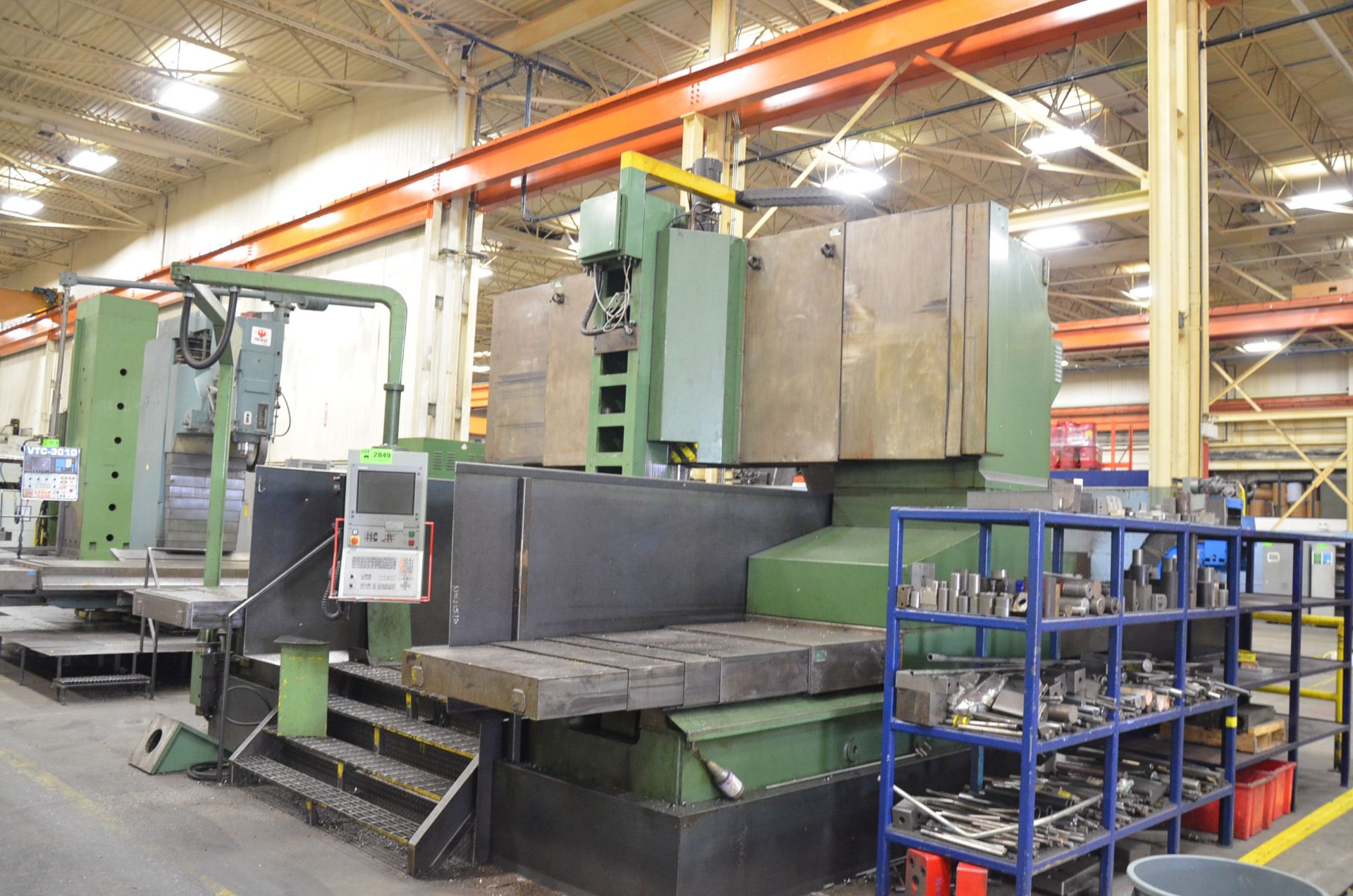 REKO (RETROFIT 2010) GMC 1200 RAM-TYPE CNC TRAVELING GANTRY TYPE VERTICAL MACHINING CENTER WITH