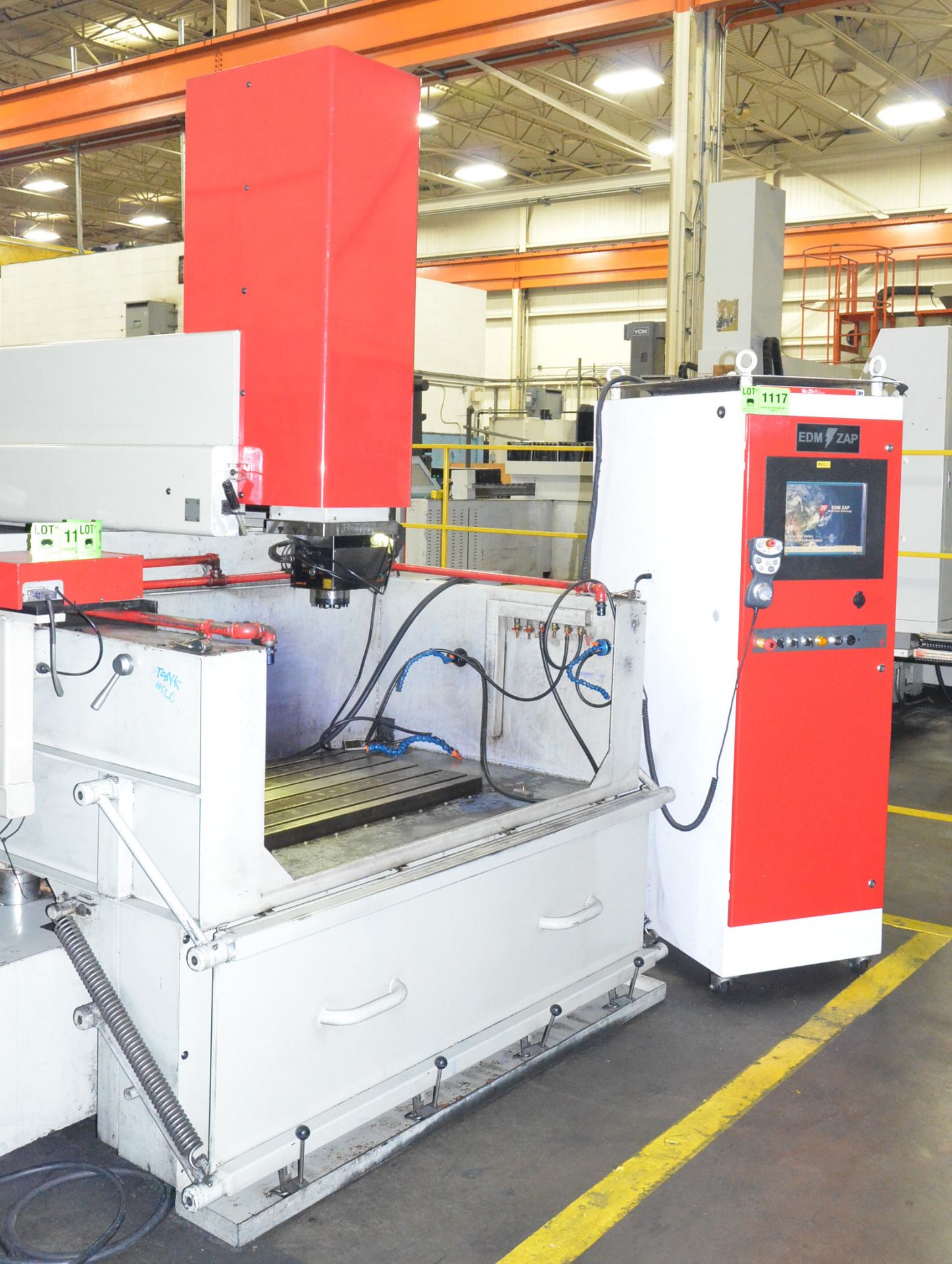 ZAP (2013) CNC-400A CNC RAM TYPE SINKER EDM WITH ADVANTAGE SERIES CNC EDM WINDOWS PC BASED TOUCH - Image 2 of 9