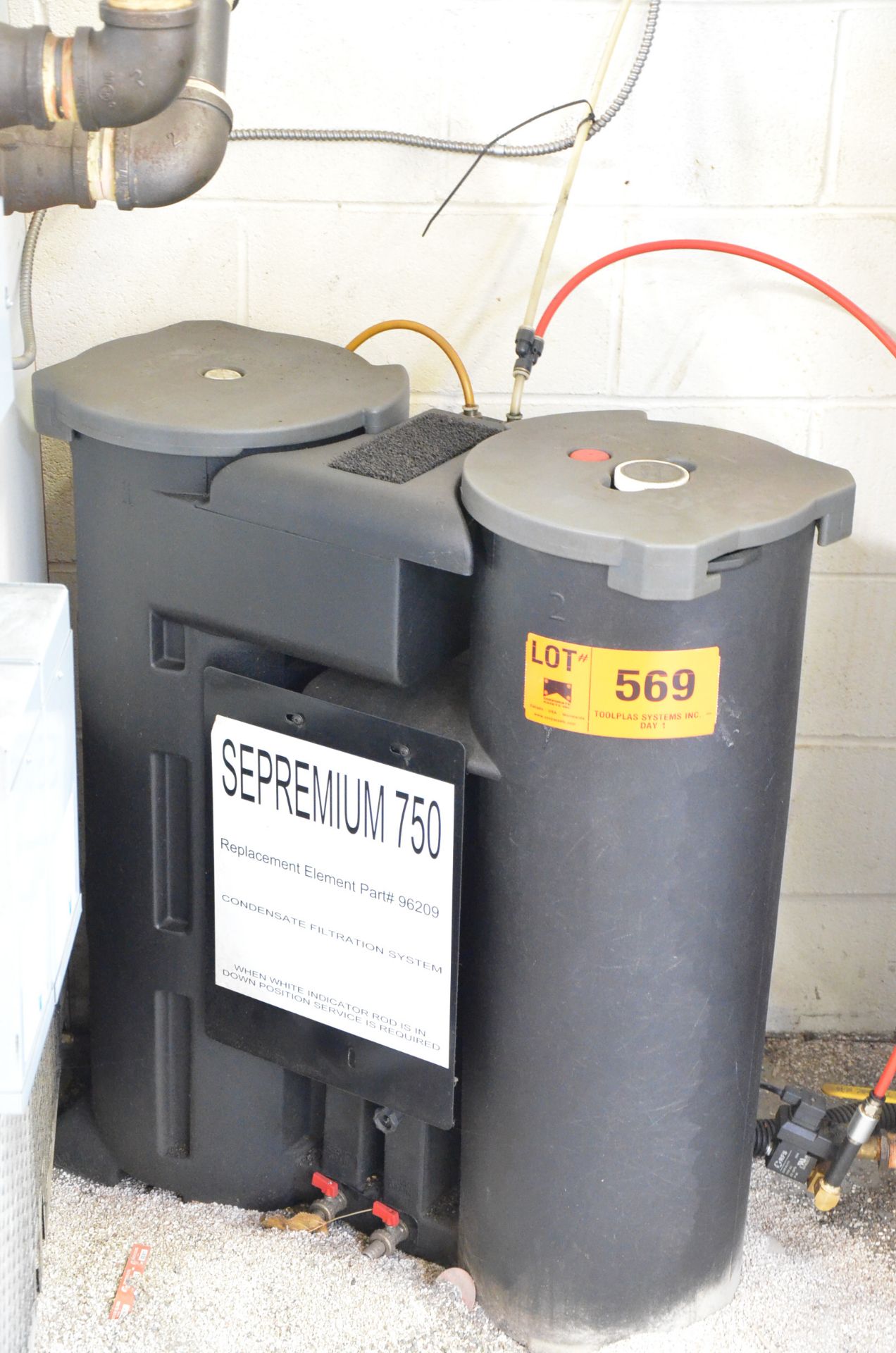 SEPREMIUM 750 OIL-WATER SEPARATOR, S/N N/A (CI) [RIGGING FEES FOR LOT #569 - $75 USD PLUS APPLICABLE