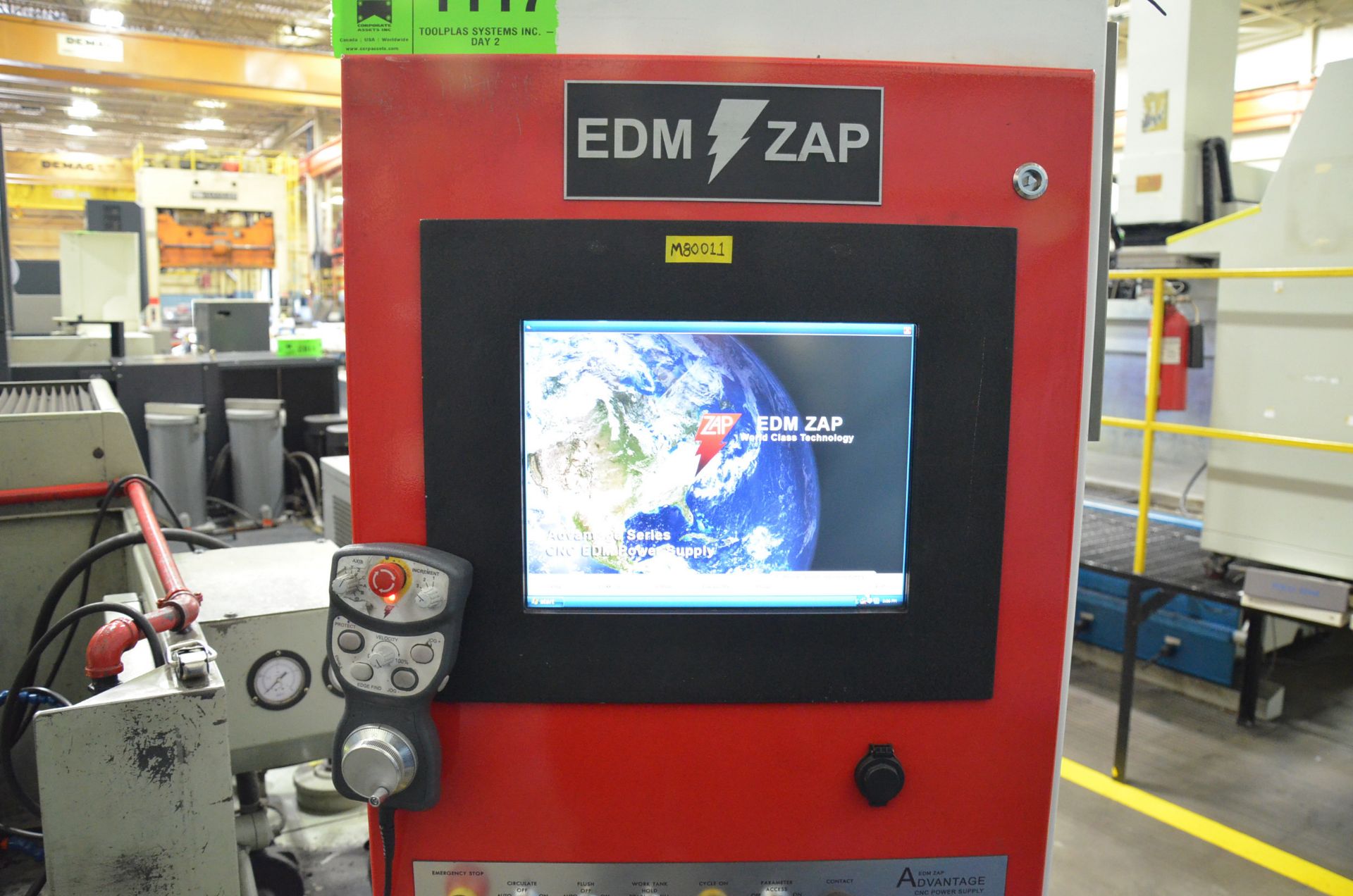 ZAP (2013) CNC-400A CNC RAM TYPE SINKER EDM WITH ADVANTAGE SERIES CNC EDM WINDOWS PC BASED TOUCH - Image 4 of 9