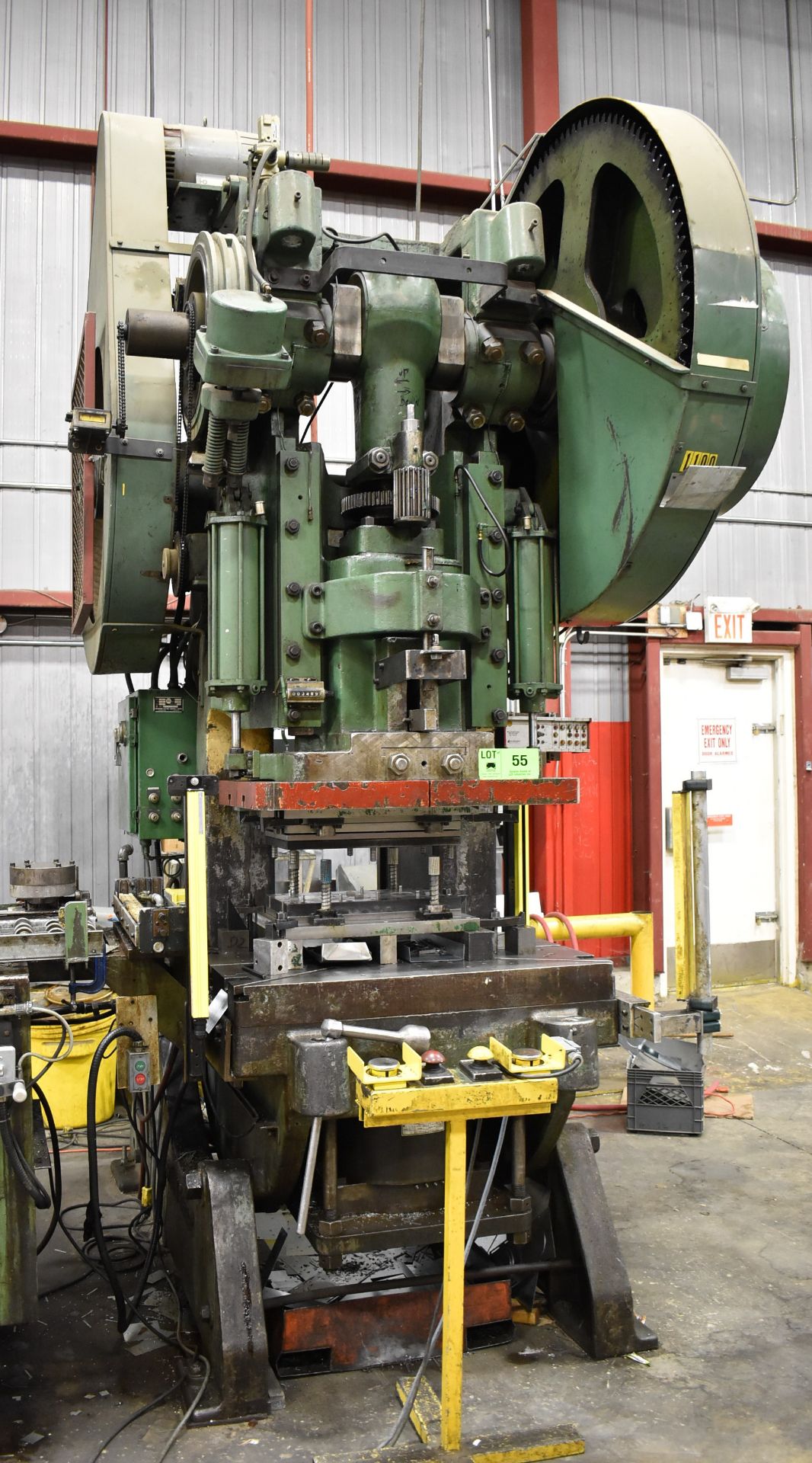 BROWN BOGGS 20LJA 110TON CAPACITY MECHANICAL OBI PRESS WITH 6" STROKE, 15.5"-19.5" SHUT HEIGHT, 3.5" - Image 2 of 9