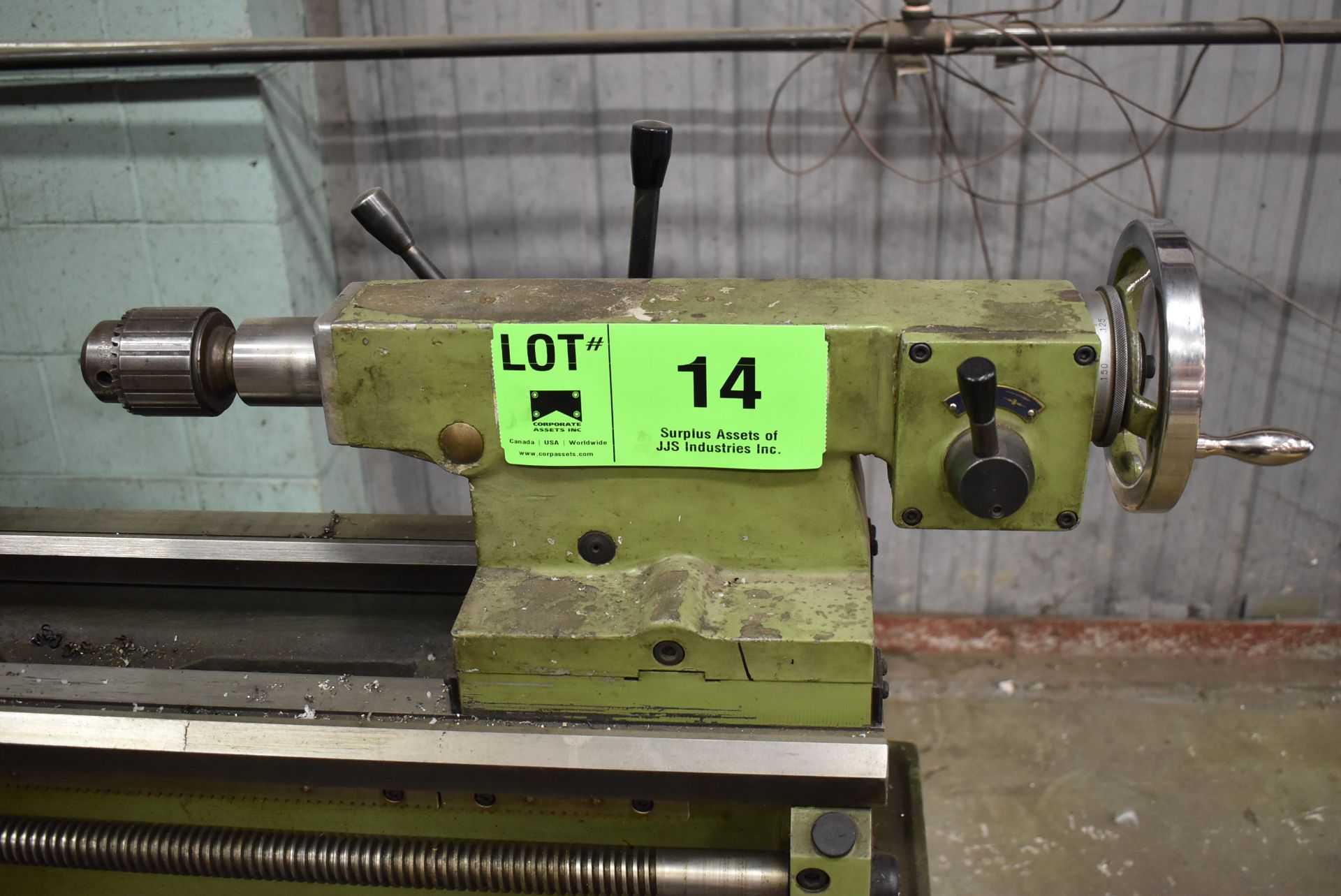 YAM YAM-10000 GAP BED ENGINE LATHE WITH 16" SWING OVER BED, 38" BETWEEN CENTERS, 1-3/4" BORE SIZE, - Image 7 of 9