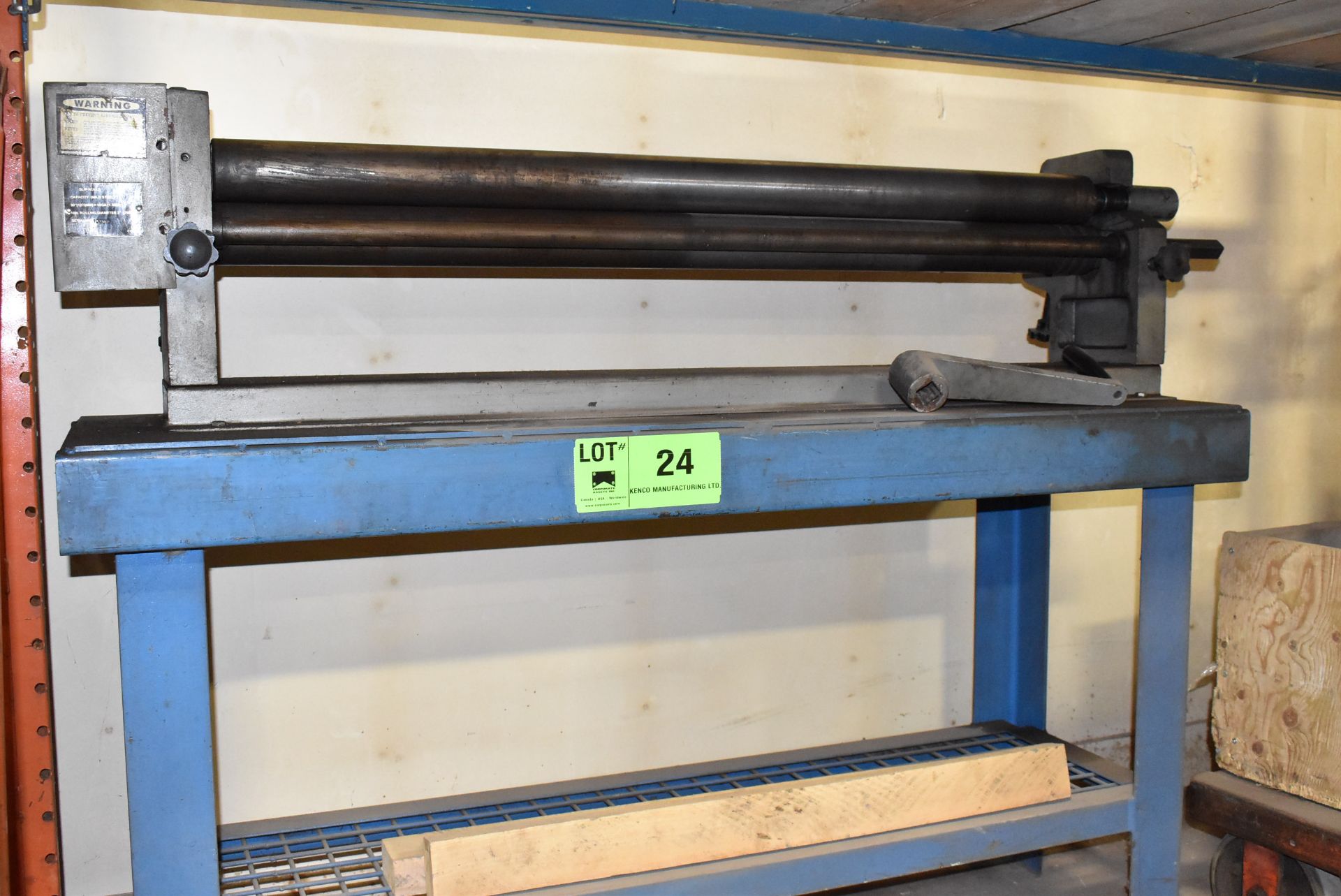 ELITE 50" X 16GA SLIP ROLLS WITH 3" ROLLING DIAMETER, S/N: 10031D [RIGGING FEES FOR LOT #24 - $75 - Image 2 of 5