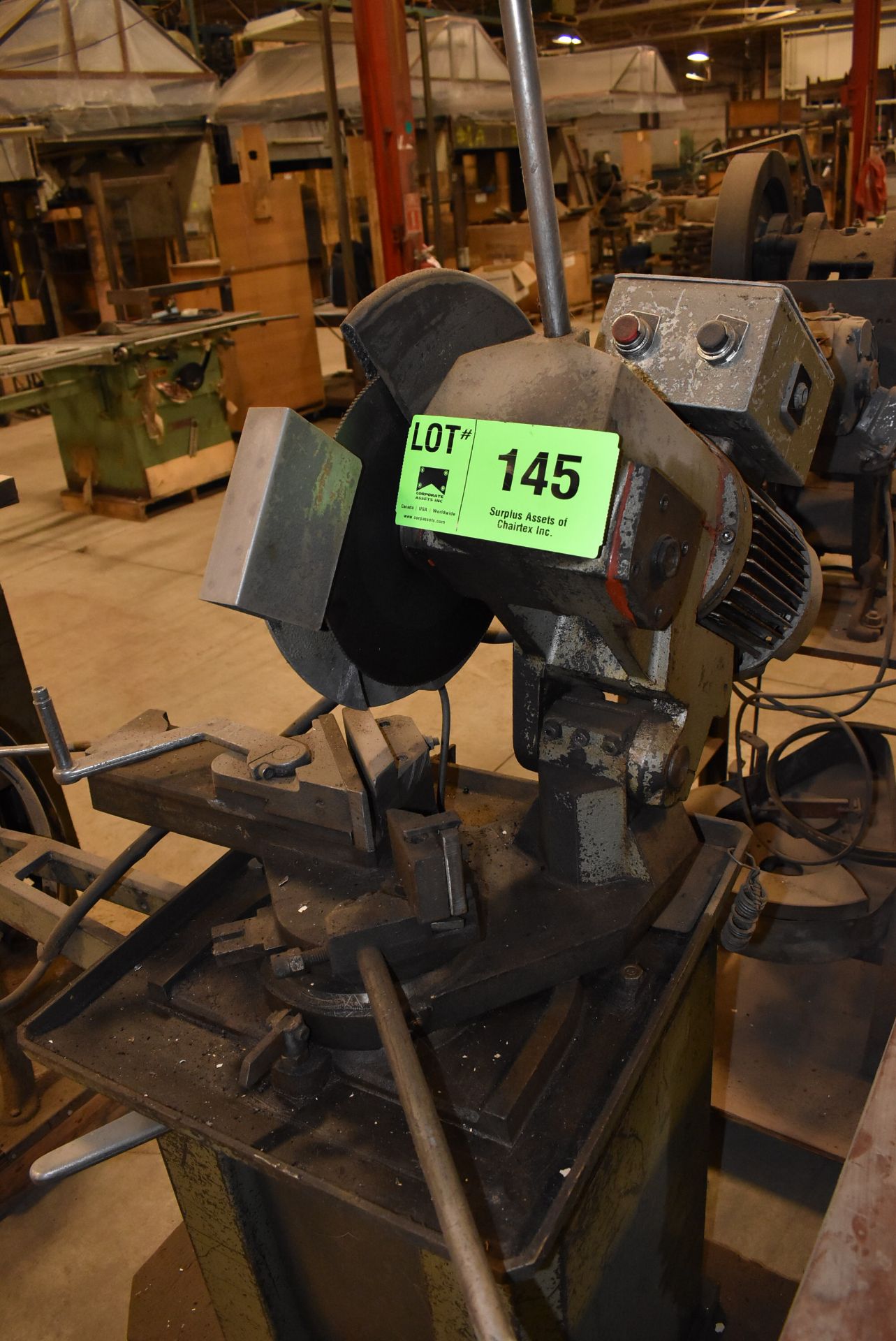 COLD-CUT SAW, S/N: N/A [RIGGING FEE FOR LOT #145 - $40 CDN PLUS APPLICABLE TAXES] - Image 4 of 4