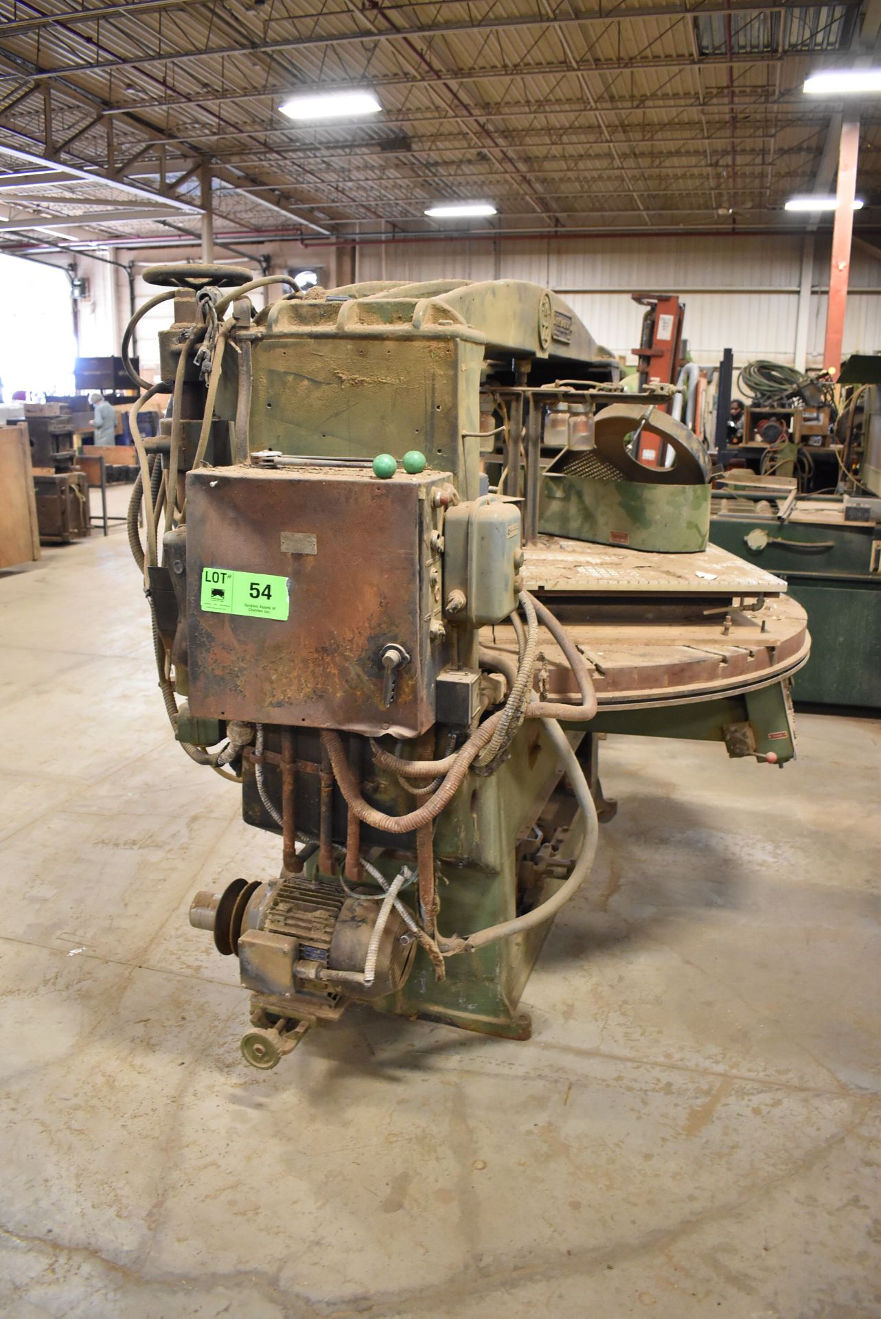 RYE R-72 ROTARY SHAPER, S/N: N/A [RIGGING FEE FOR LOT #54 - $300 CDN PLUS APPLICABLE TAXES]