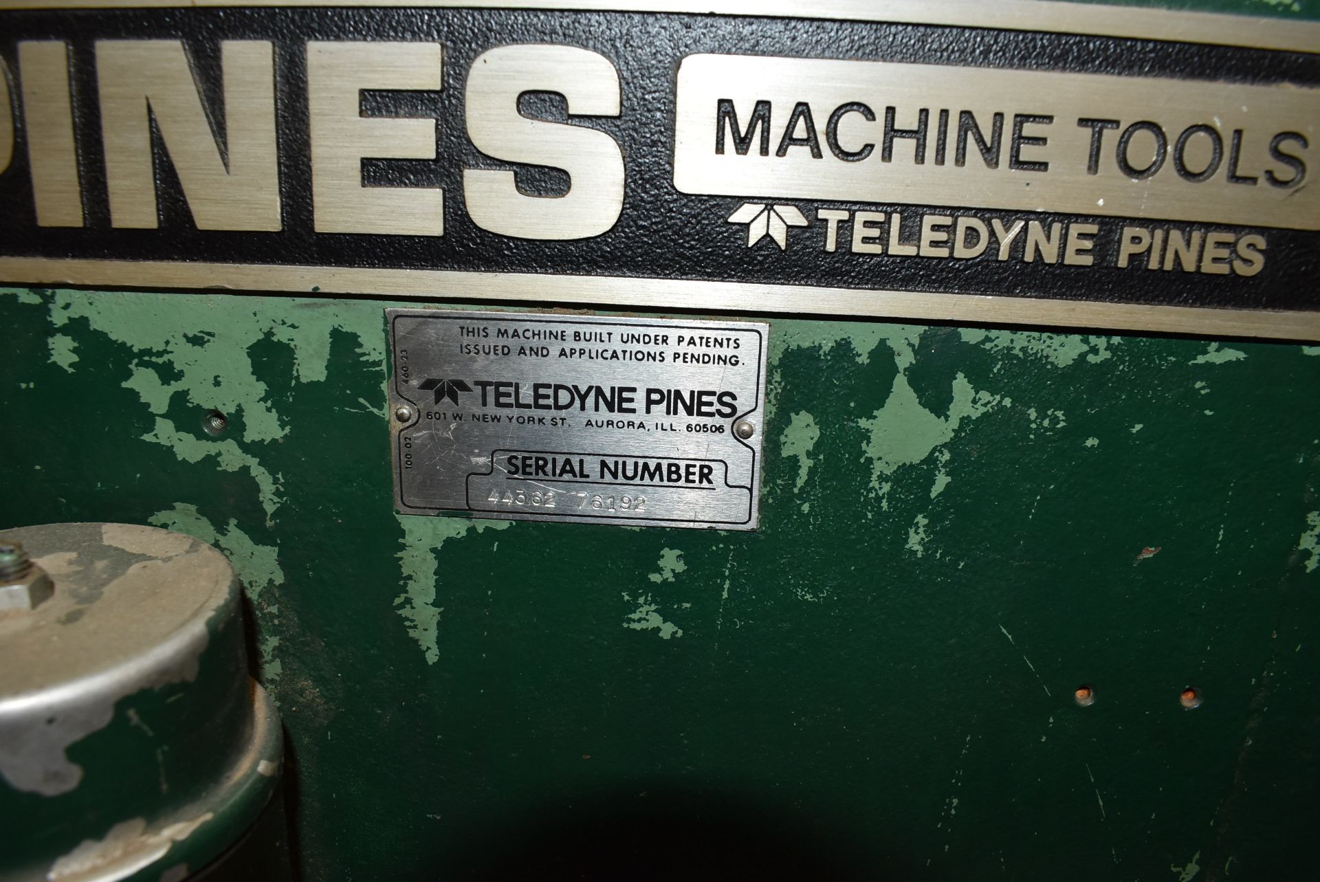 PINES M-64796 TUBE BENDER, S/N: 44362-76192 [RIGGING FEE FOR LOT #28 - $550 CDN PLUS APPLICABLE - Image 7 of 7