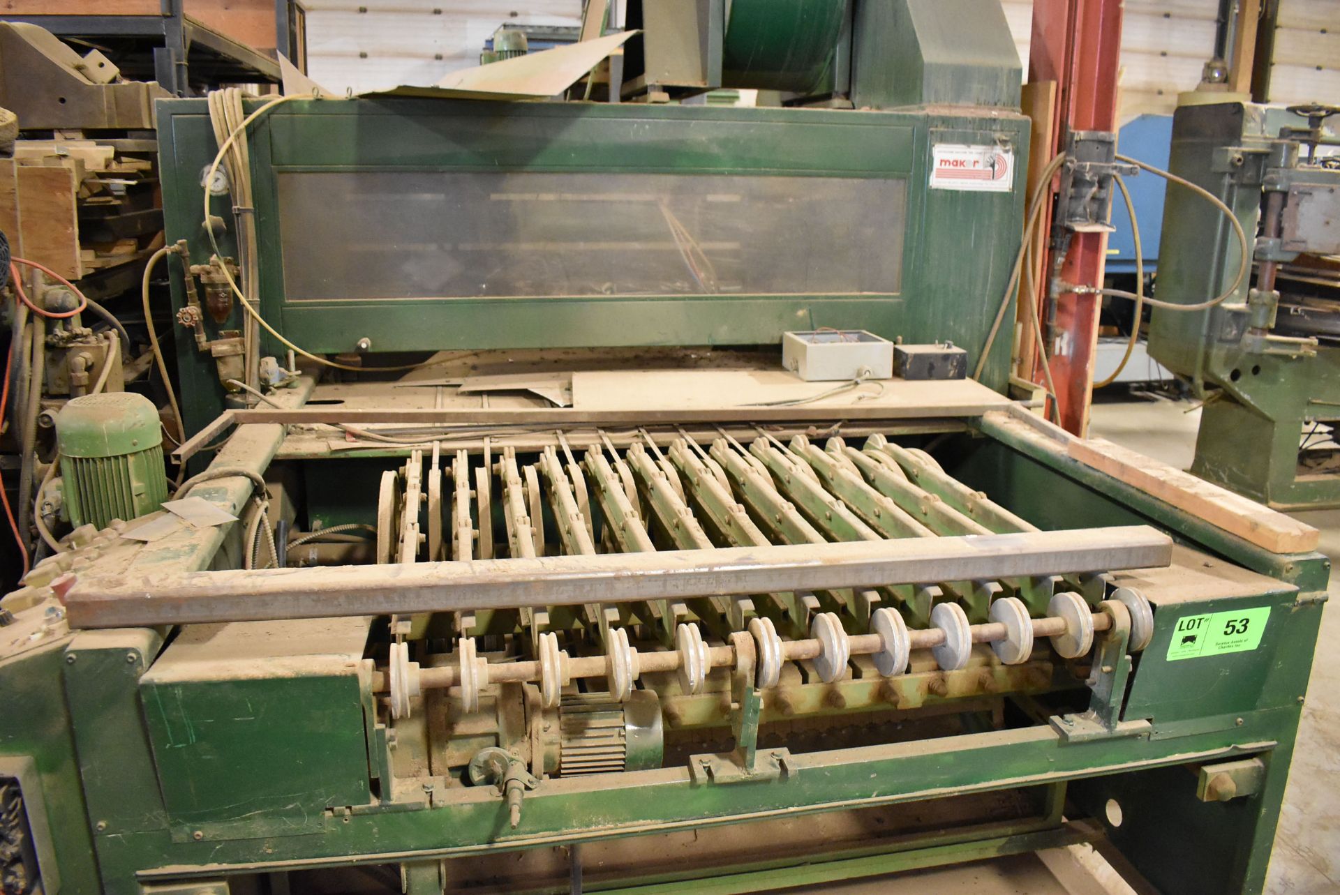 MAKOR WOOD FINISHING MACHINE, S/N: N/A [RIGGING FEE FOR LOT #53 - $1825 CDN PLUS APPLICABLE TAXES] - Image 2 of 5